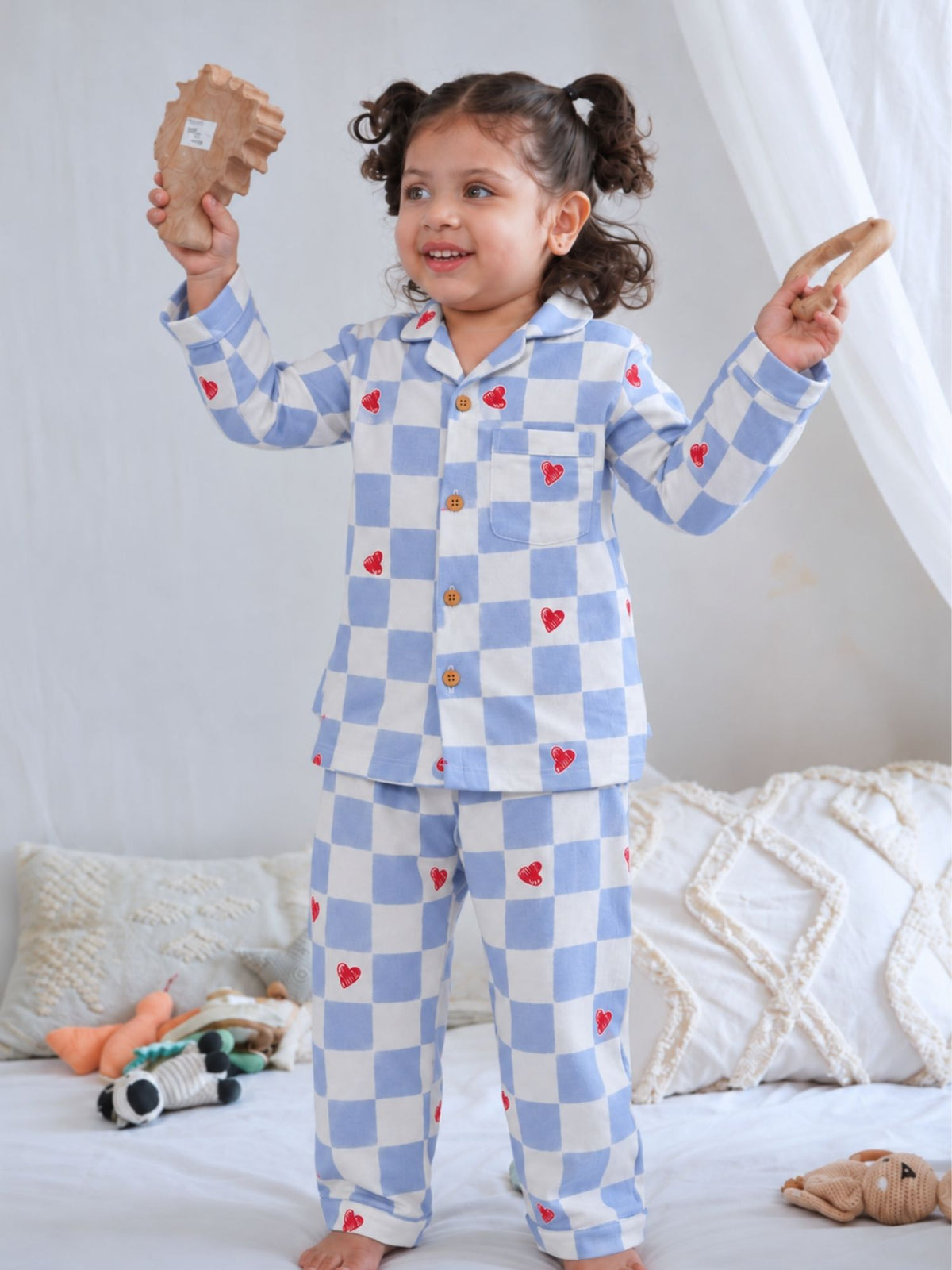 bamboo muslin nightsuit set