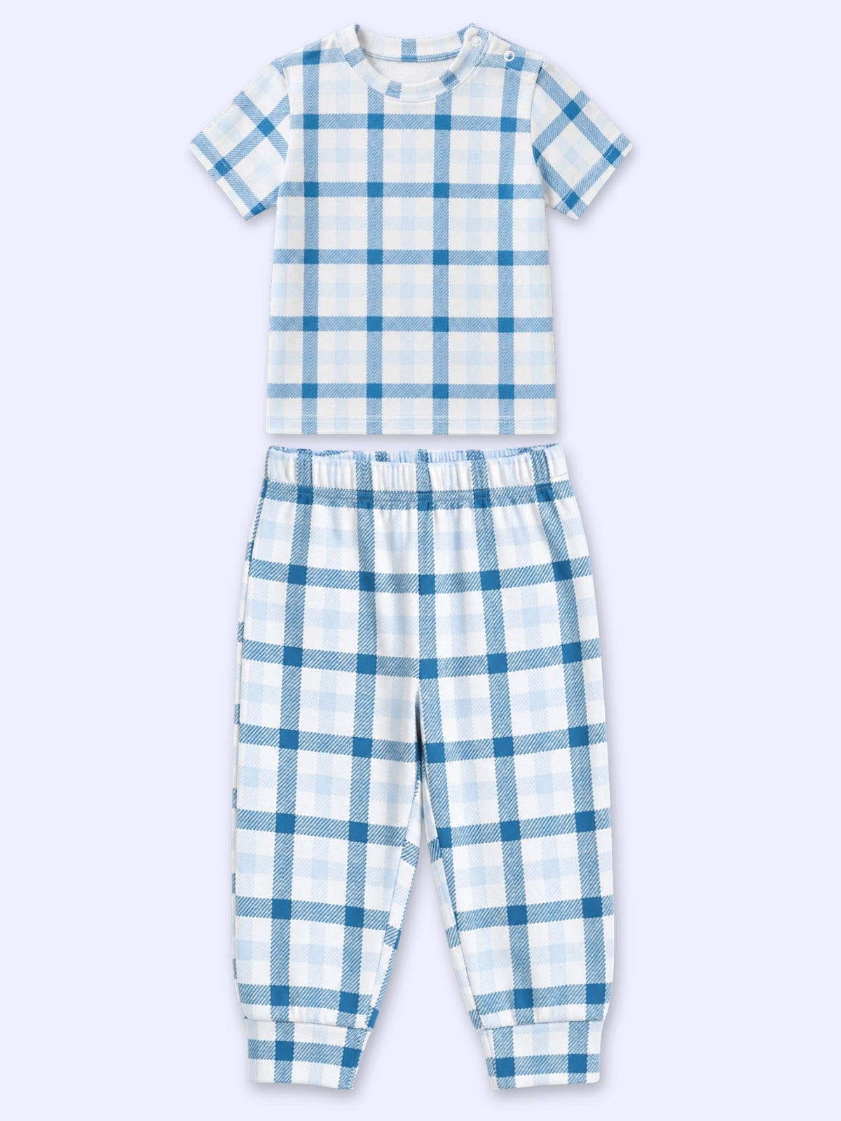bamboo knit short sleeve top & bottom set | 3 pairs