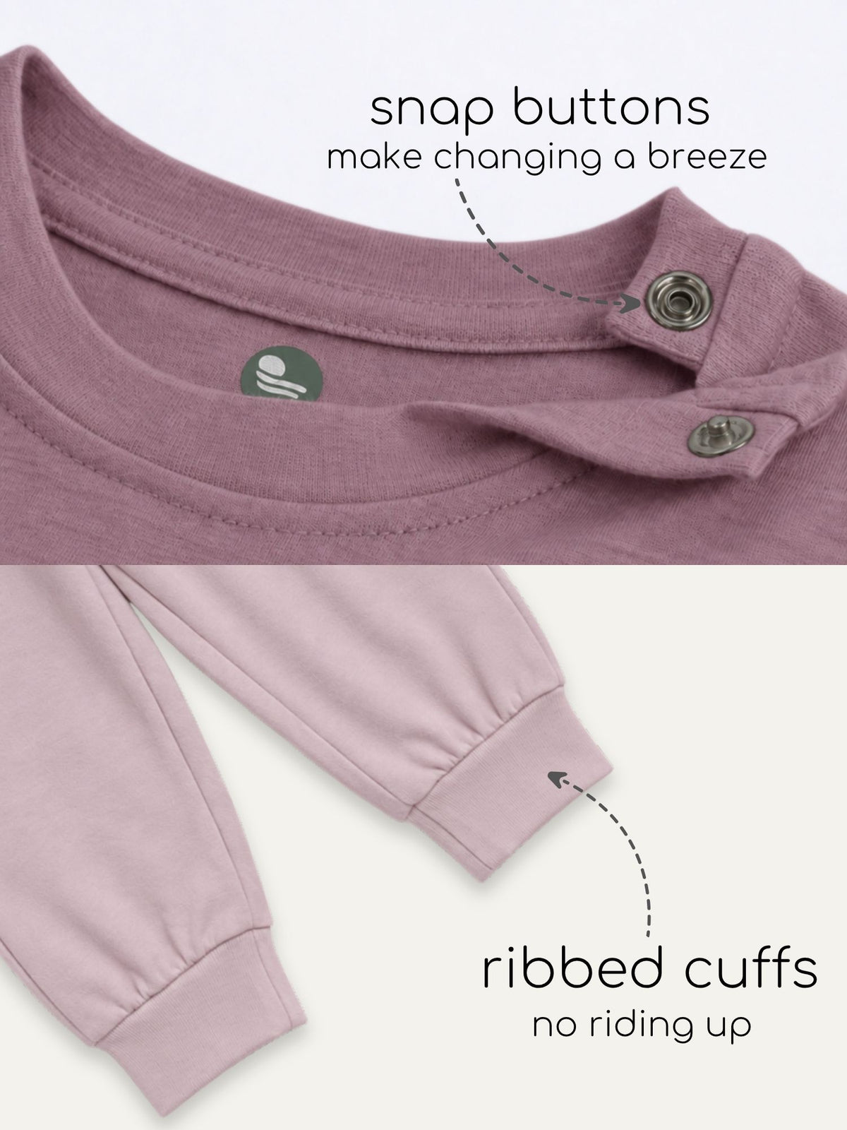 bamboo knit long sleeve top & bottom set | 3 pairs