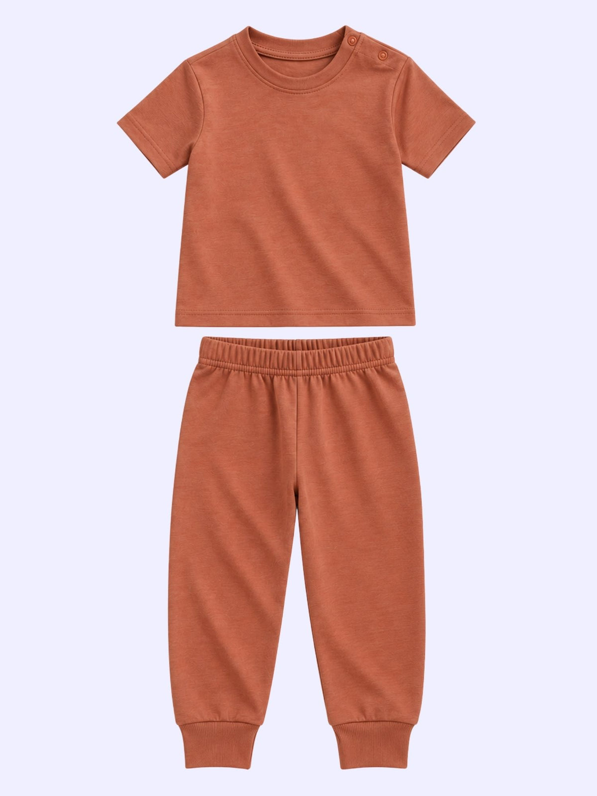 bamboo knit short sleeve top & bottom set | 3 pairs