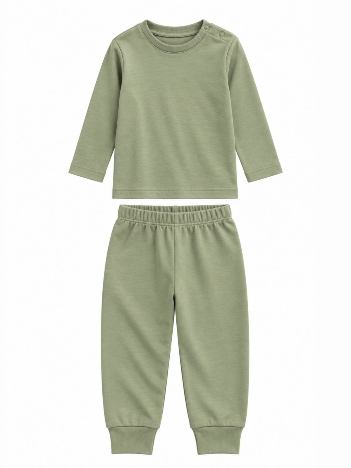 bamboo knit long sleeve top & bottom set | 3 pairs