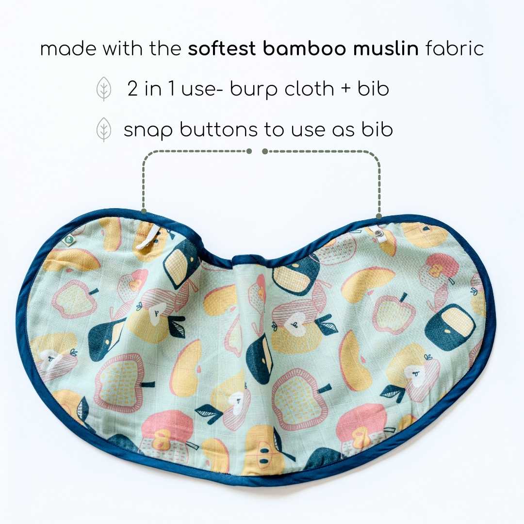 bamboo muslin burp cloth