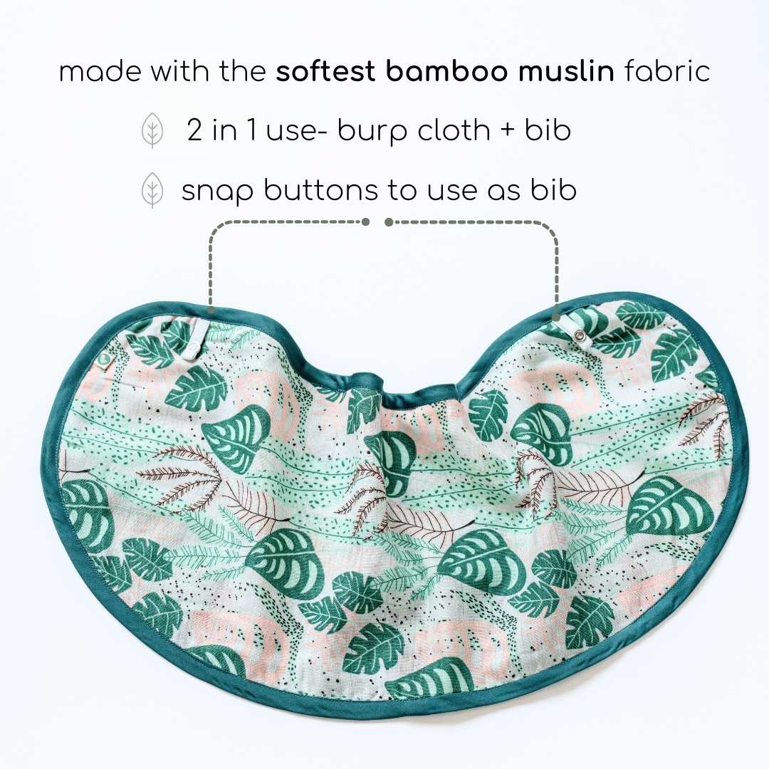 bamboo muslin burp cloth