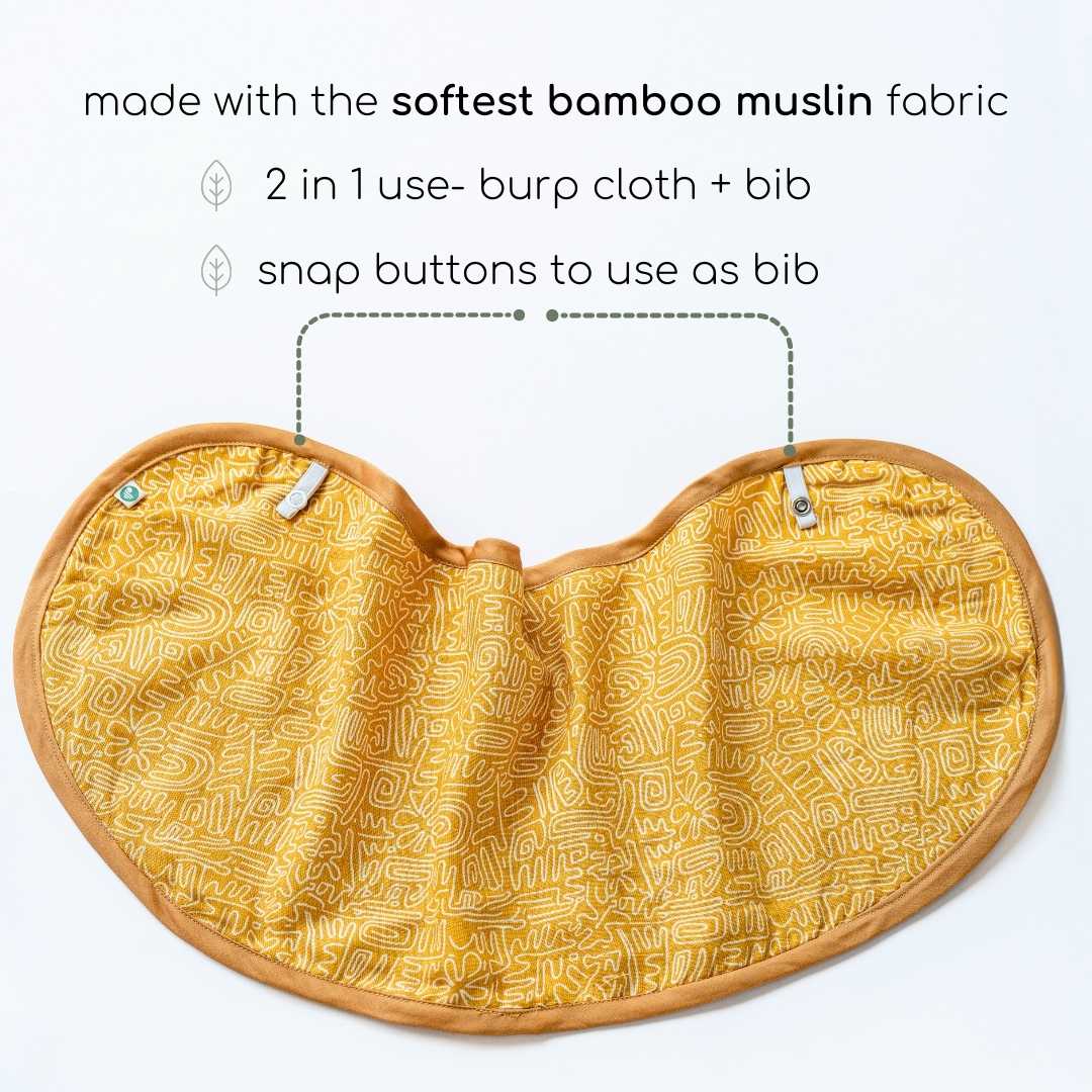 bamboo muslin burp cloth