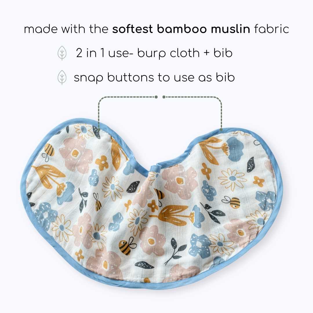 bamboo muslin burp cloth