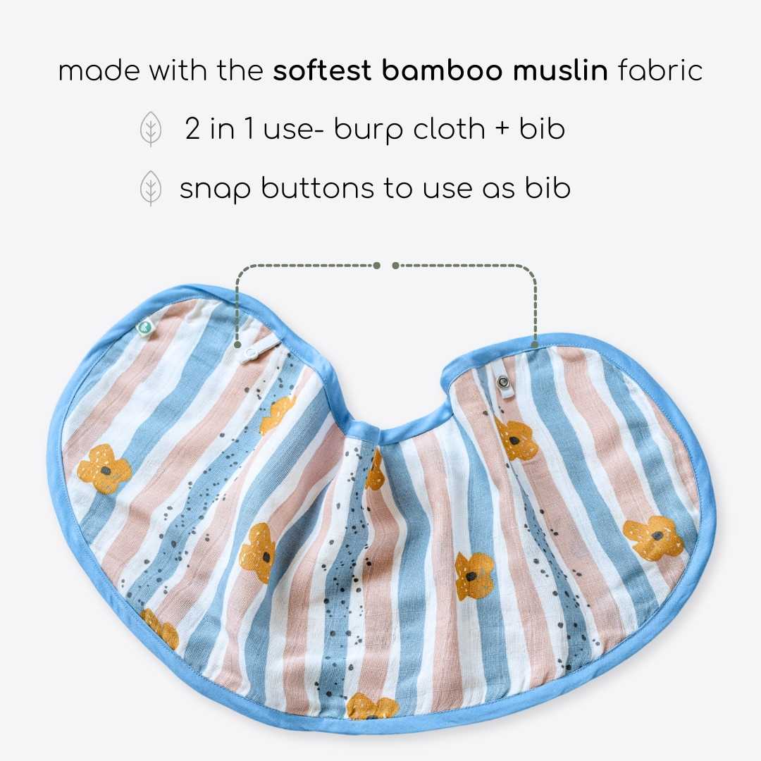 bamboo muslin burp cloth