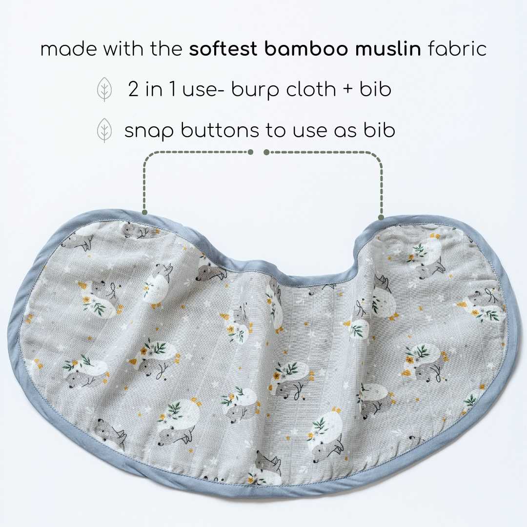 bamboo muslin burp cloth