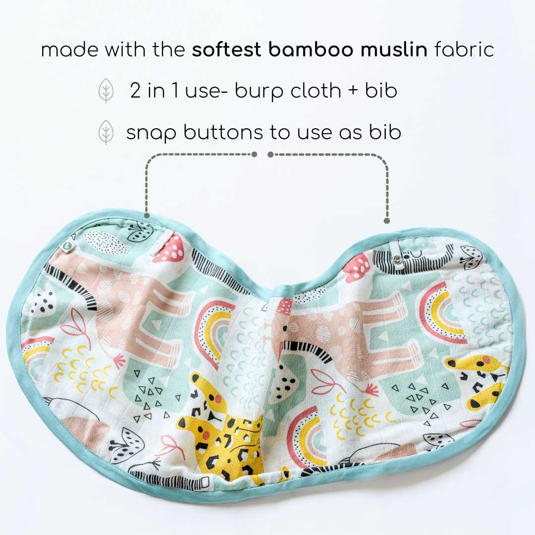 bamboo muslin burp cloth