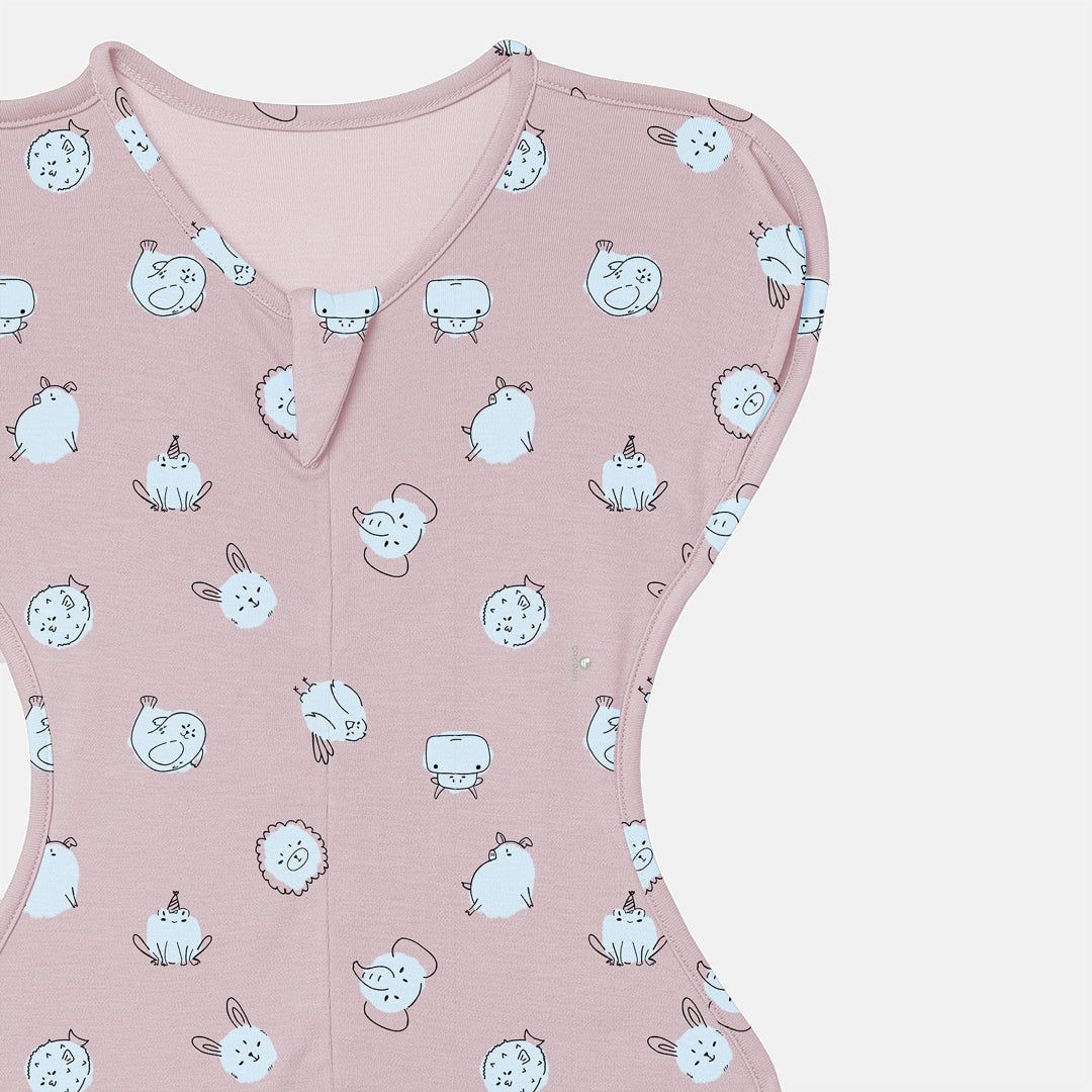 bamboo swaddle out sleep pod - prints