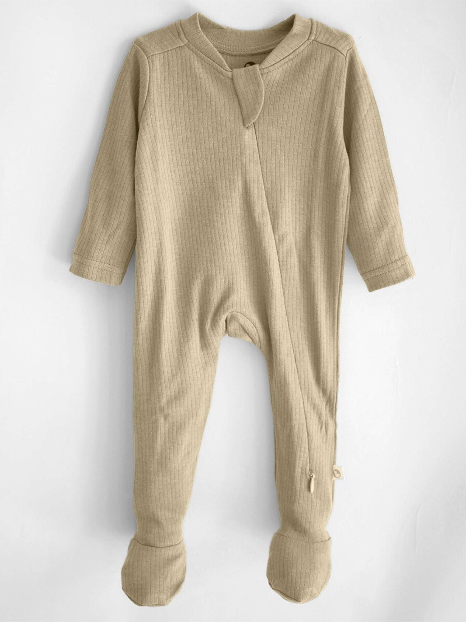 Ribbed Bamboo Footed Sleepsuit