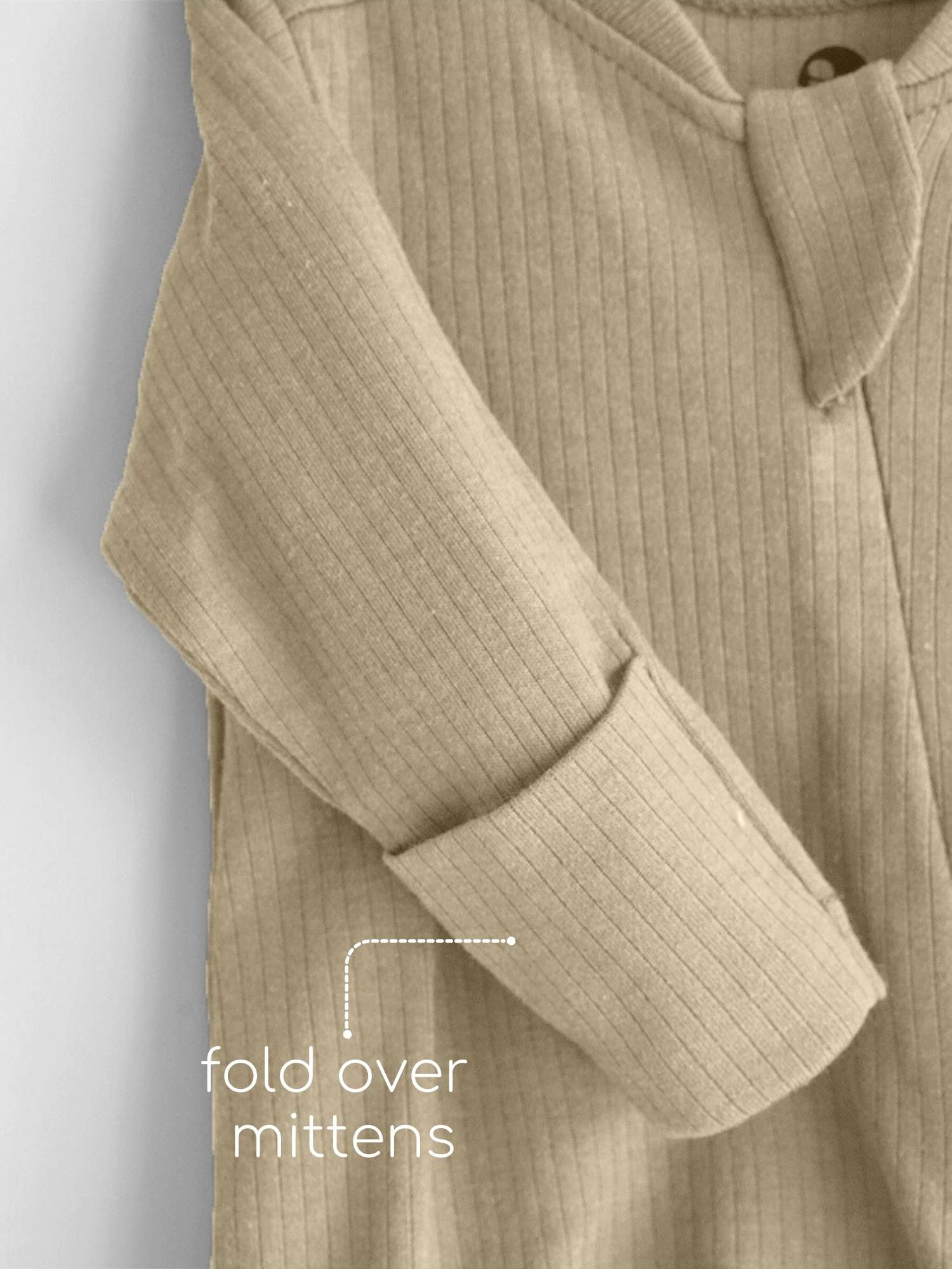 Ribbed Bamboo Footed Sleepsuit