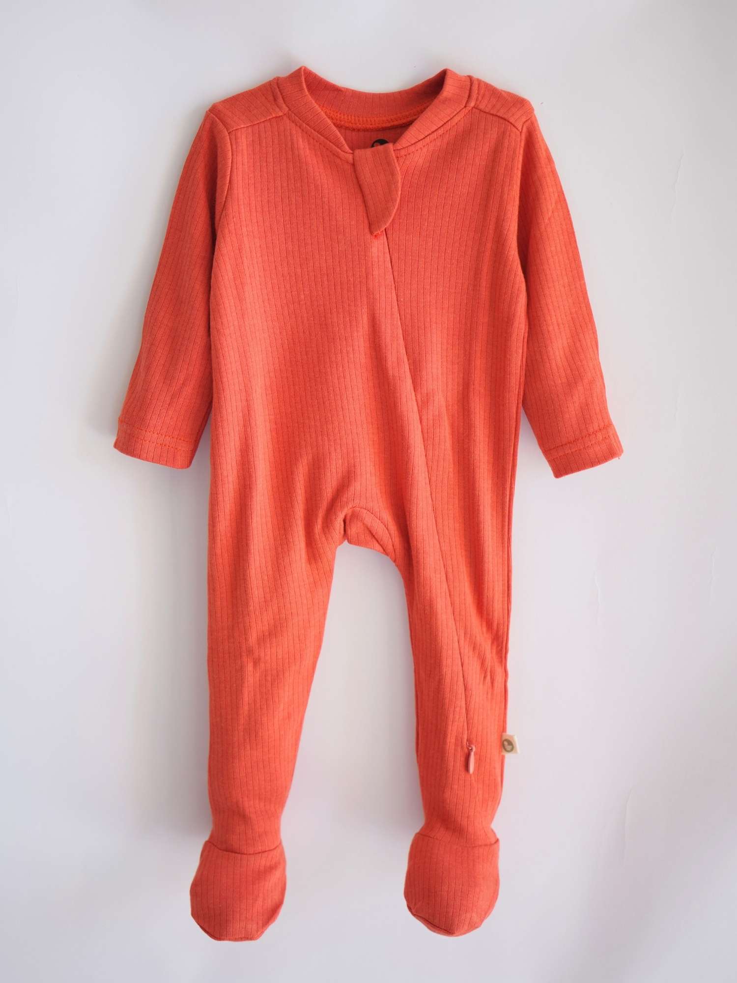 Ribbed Bamboo Footed Sleepsuit