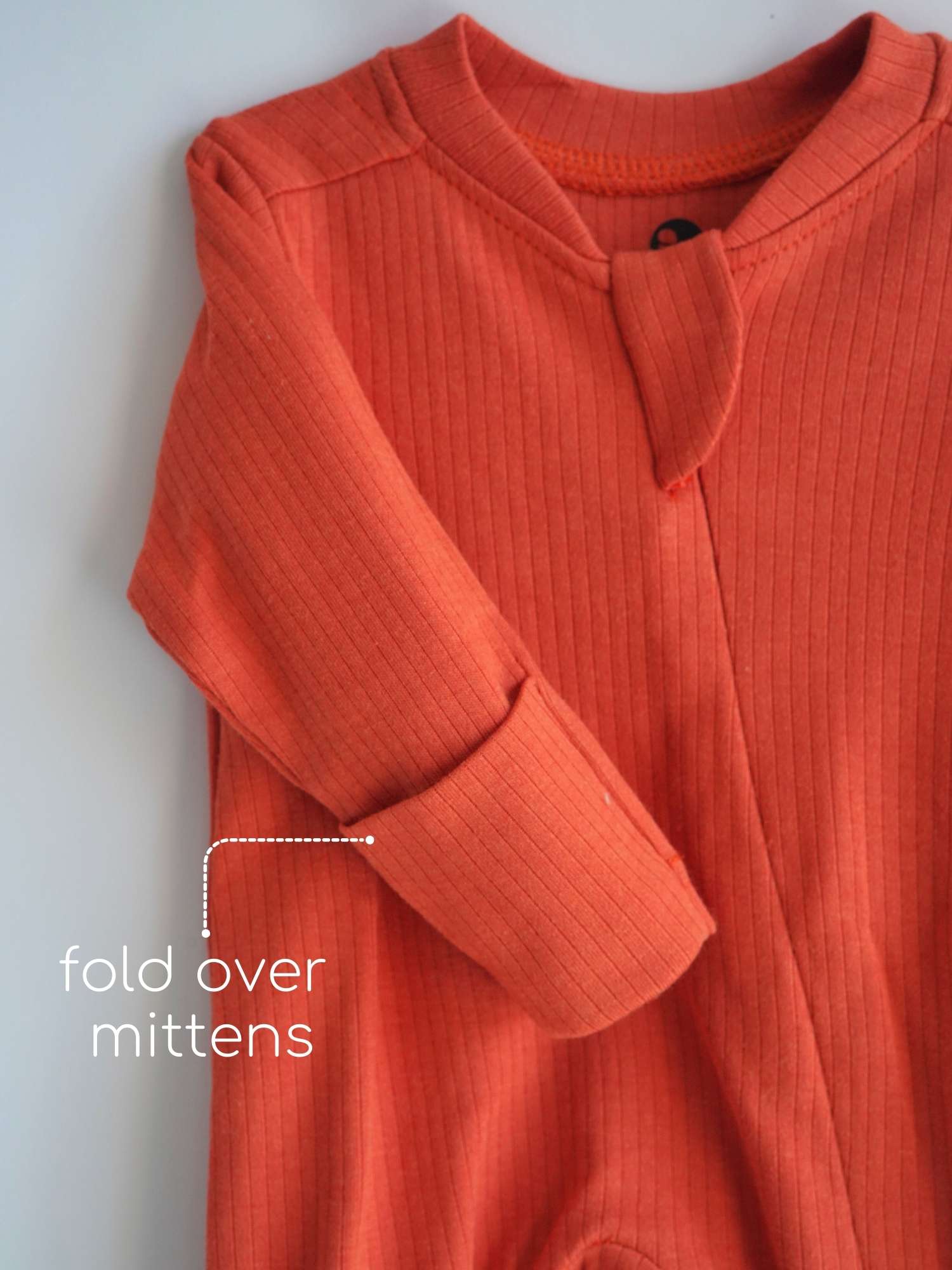 Ribbed Bamboo Footed Sleepsuit