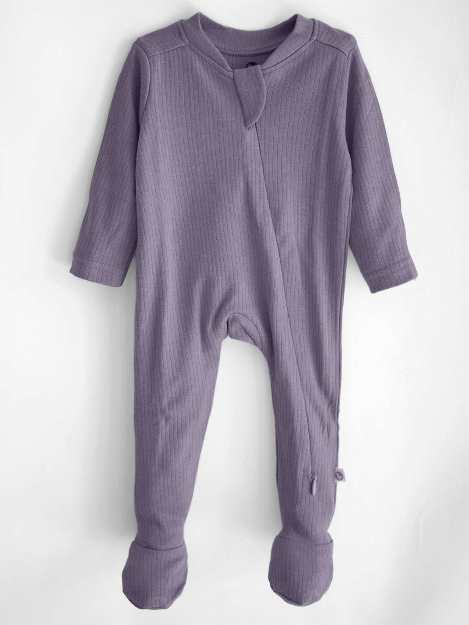 Ribbed Bamboo Footed Sleepsuit