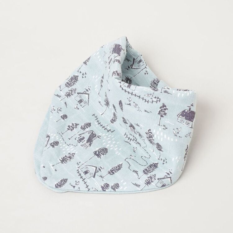 bamboo muslin bandana bib + wash cloth