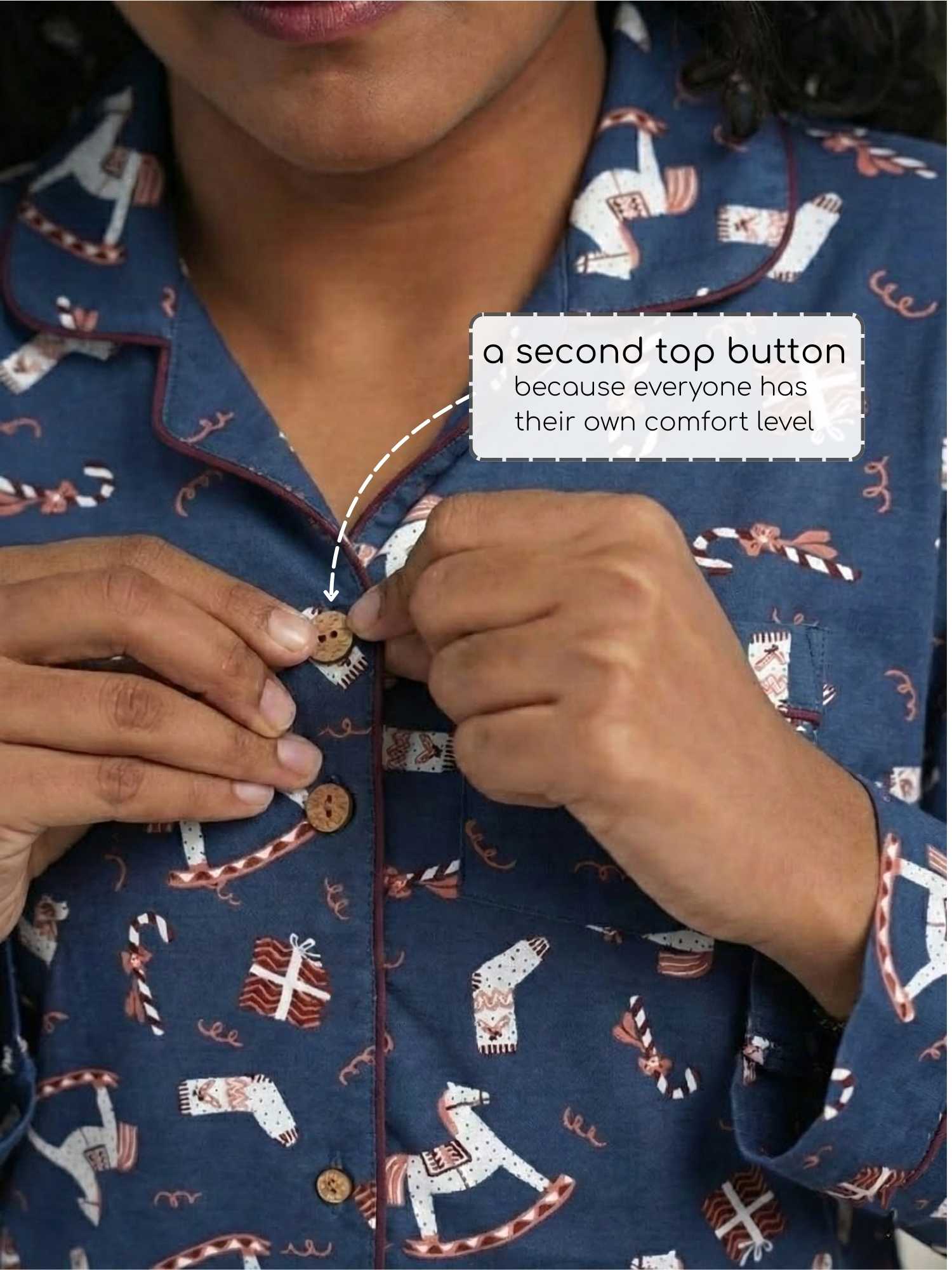 women's bamboo knit matching family christmas pajamas