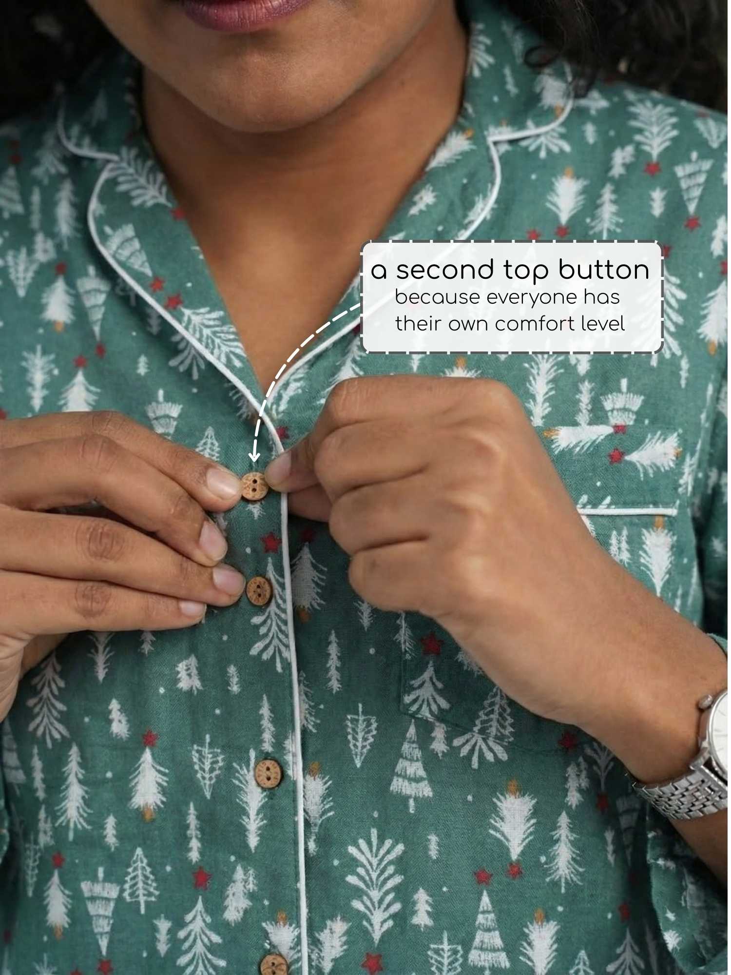 men's bamboo muslin matching family christmas pajamas