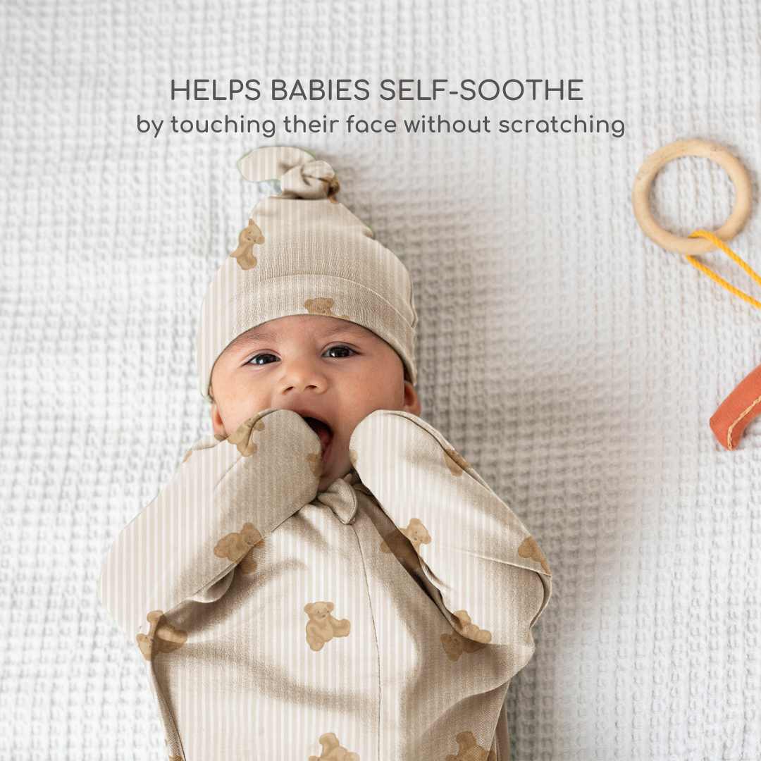 bamboo arms up swaddle pod for baby