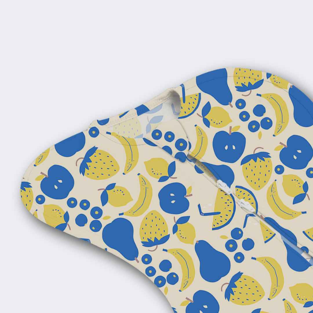 bamboo arms up swaddle pod for baby - prints