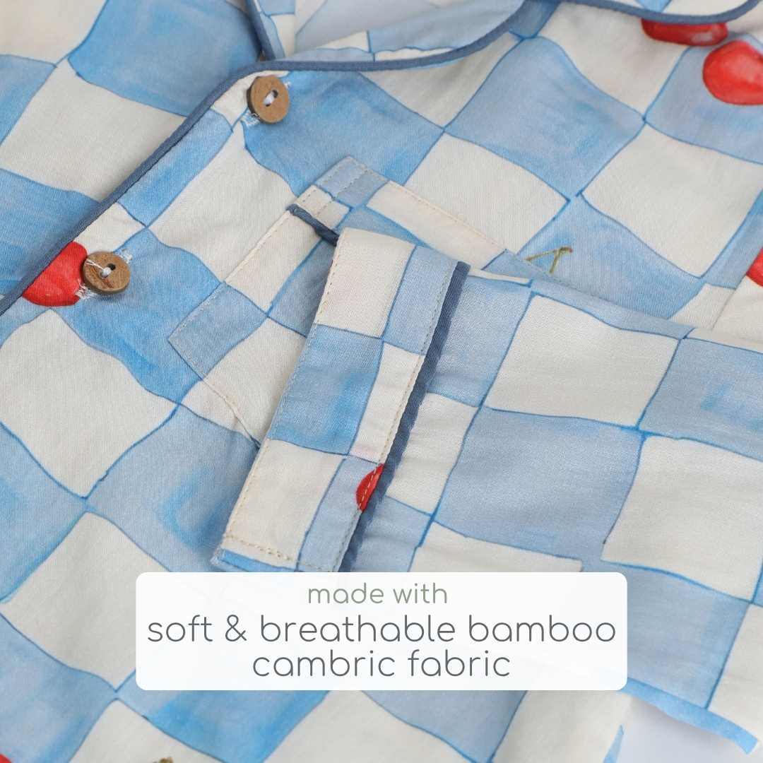bamboo cambric nightsuit set