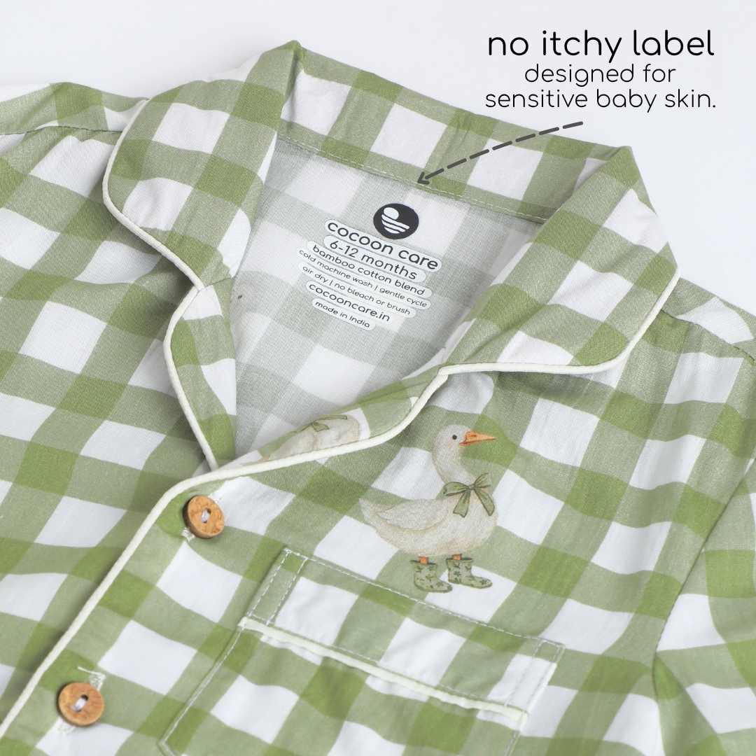 bamboo cambric nightsuit set