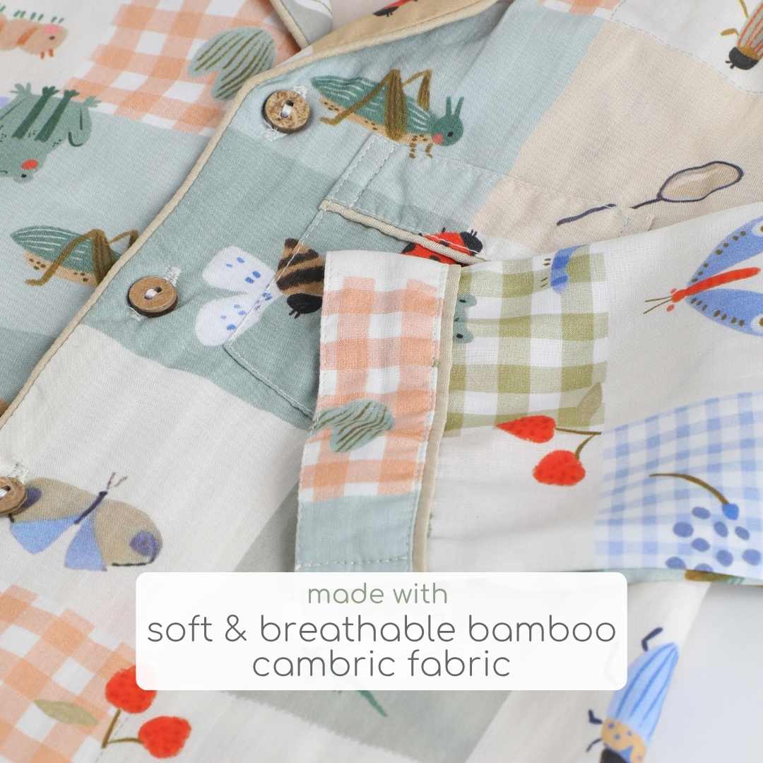 bamboo cambric nightsuit set