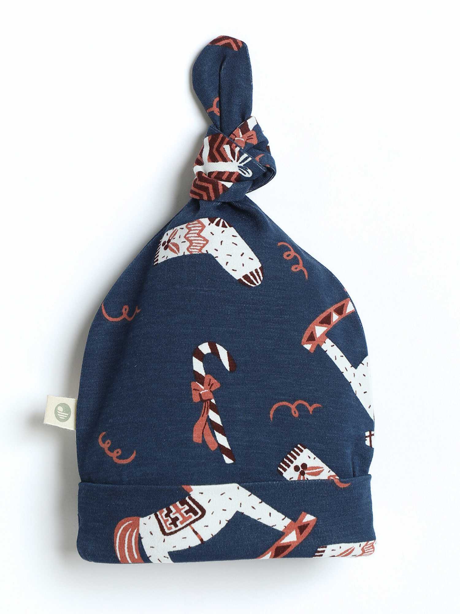 newborn baby bamboo cap mittens socks combo - christmas collection