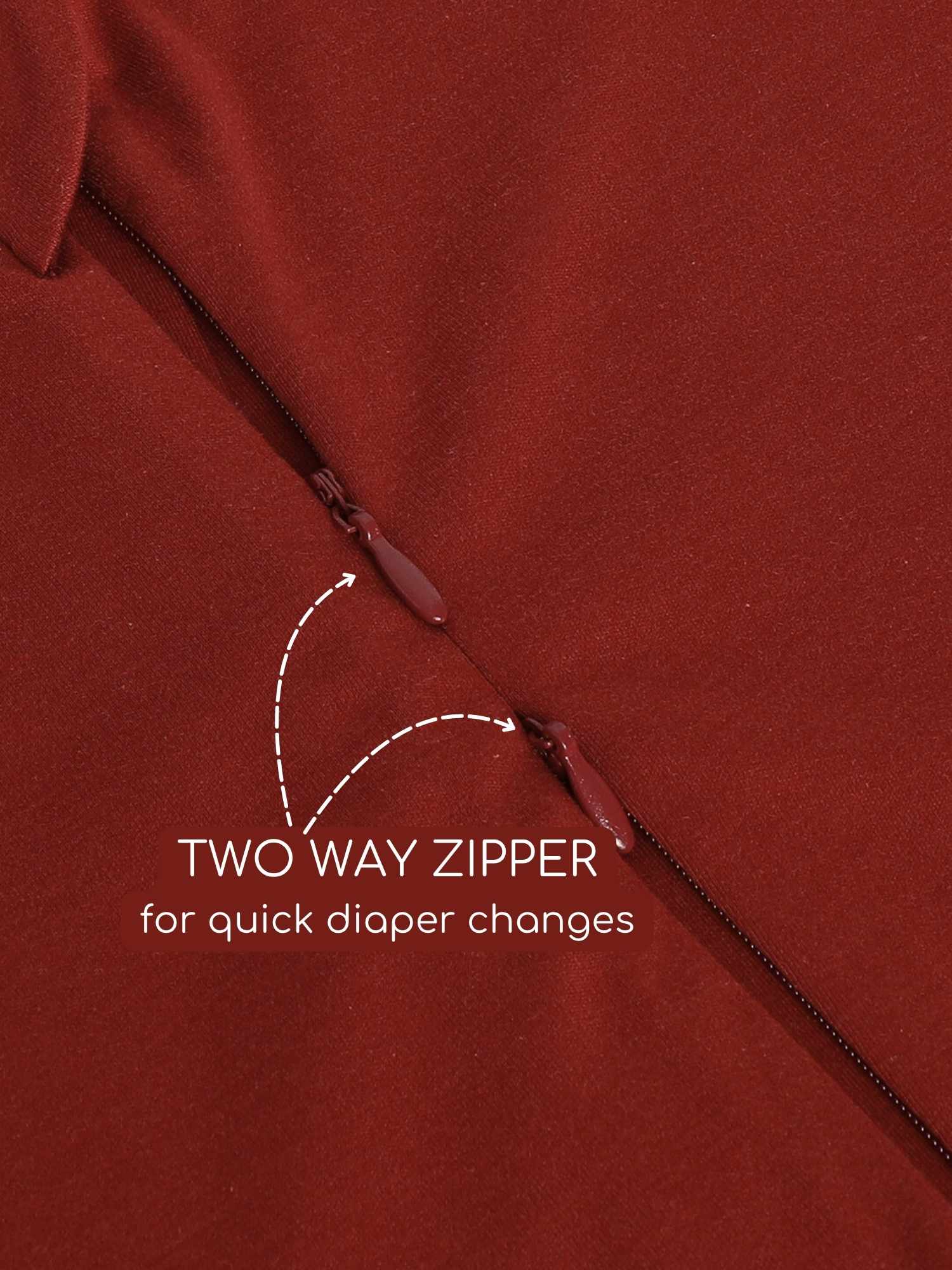 bamboo sleeping bag with foot opening - christmas collection