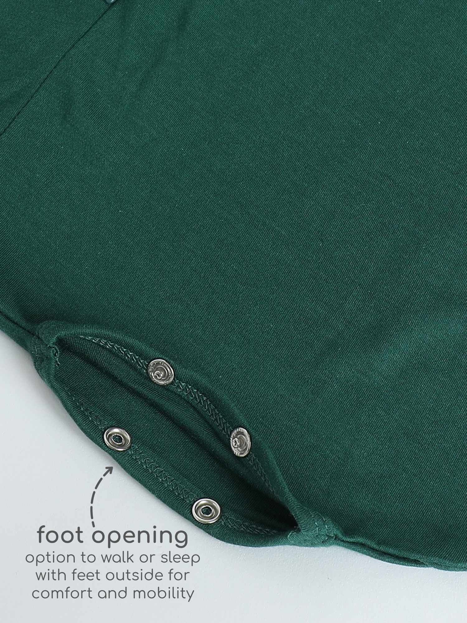 bamboo sleeping bag with foot opening - christmas collection