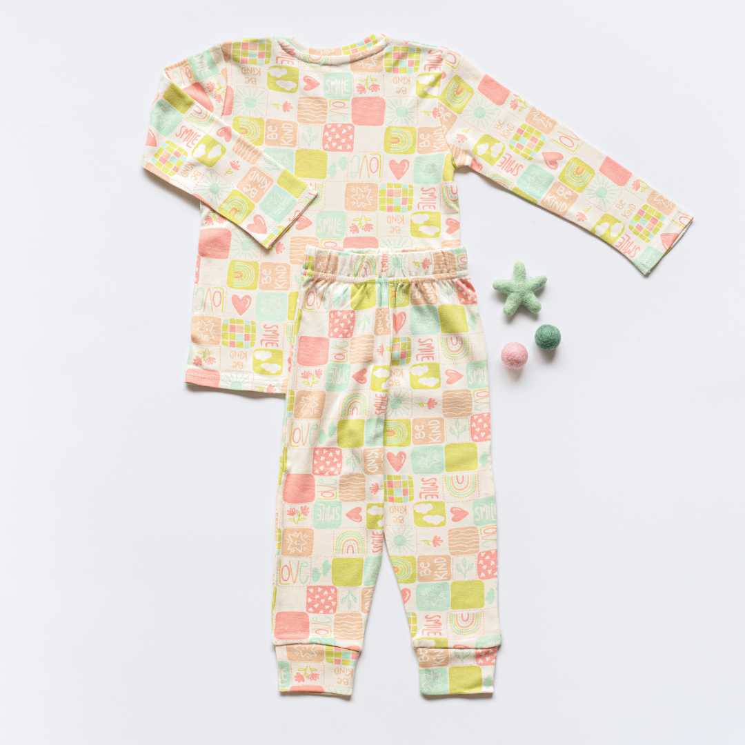 Bamboo long sleeve pajama co-ord set