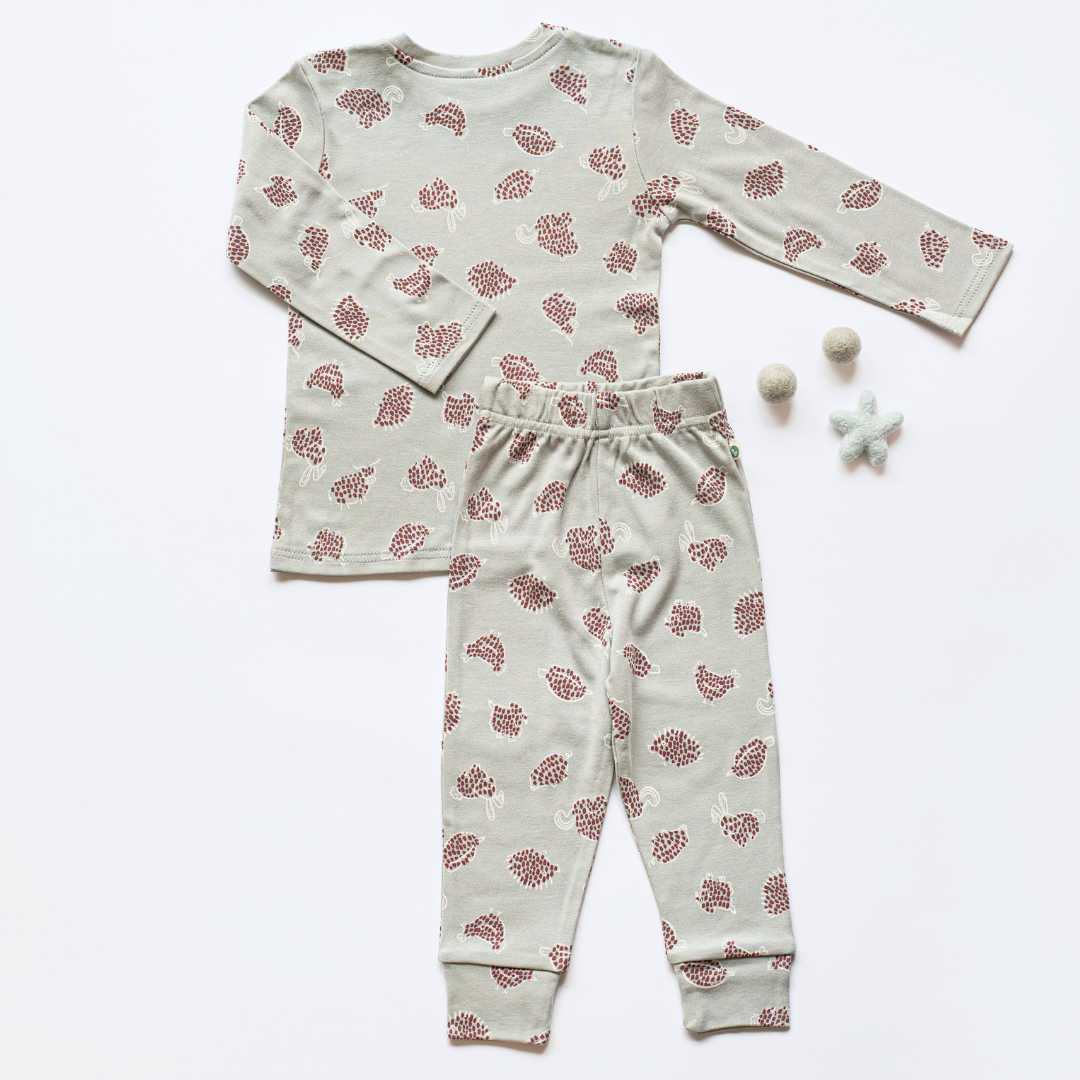 Bamboo long sleeve pajama co-ord set