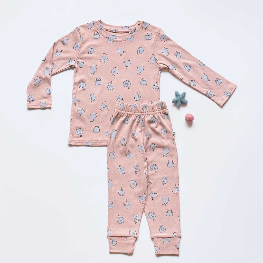 Bamboo long sleeve pajama co-ord set