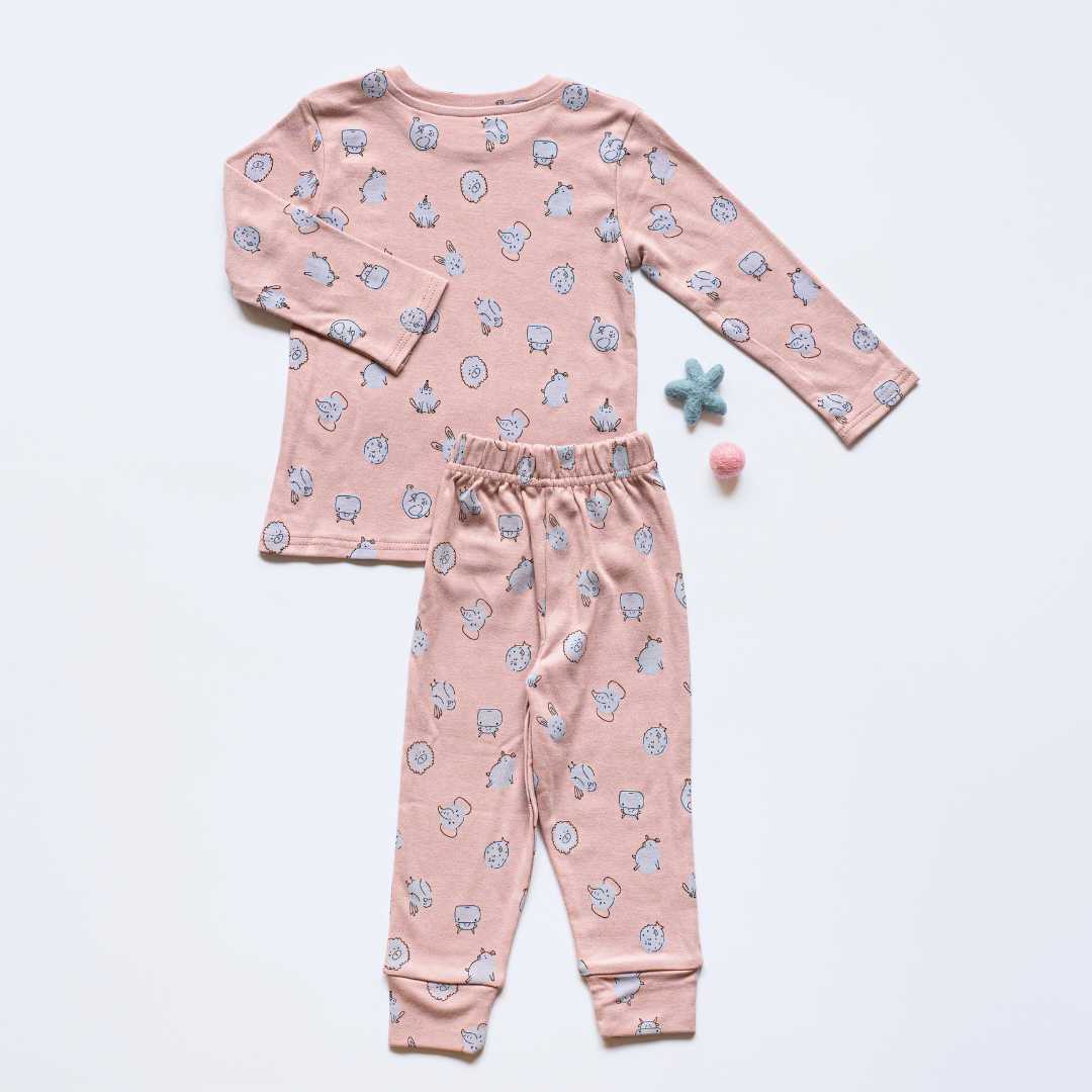 Bamboo long sleeve pajama co-ord set