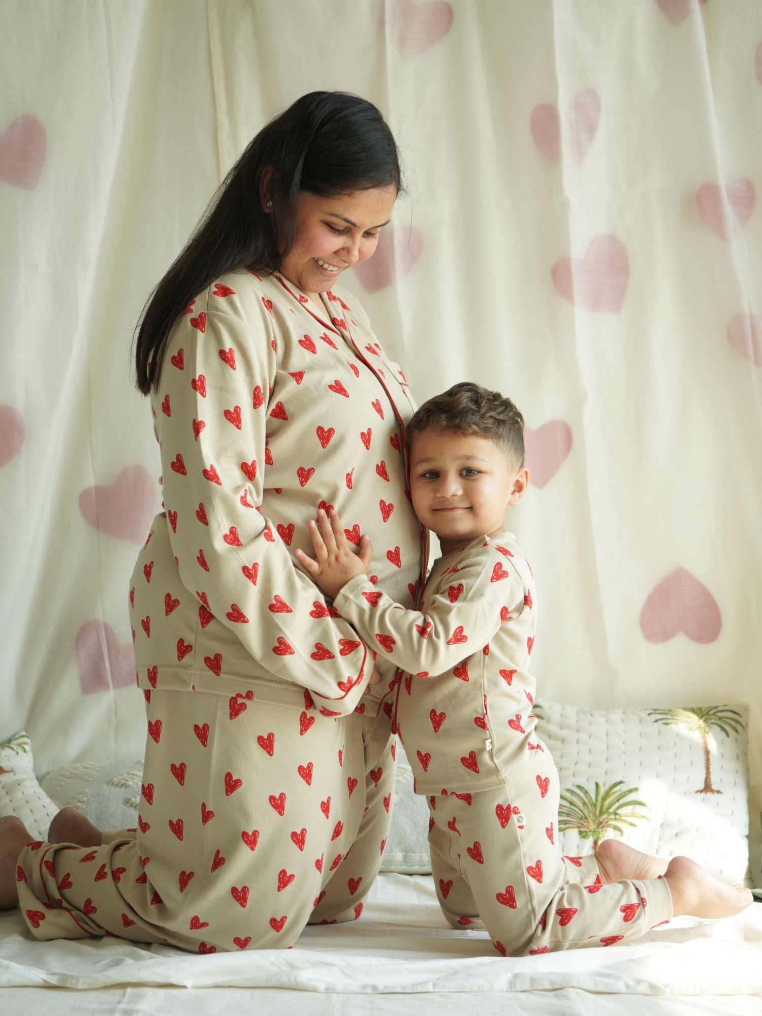 bamboo Women's Nightsuit in Heart & Soul