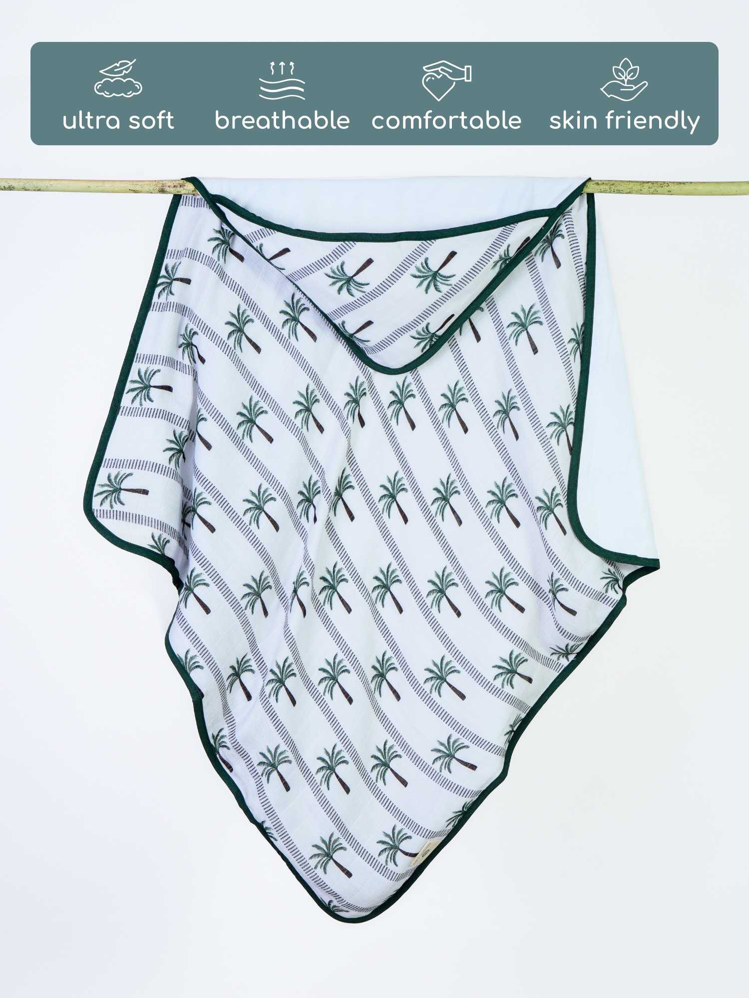 bamboo blanket & hooded towel set