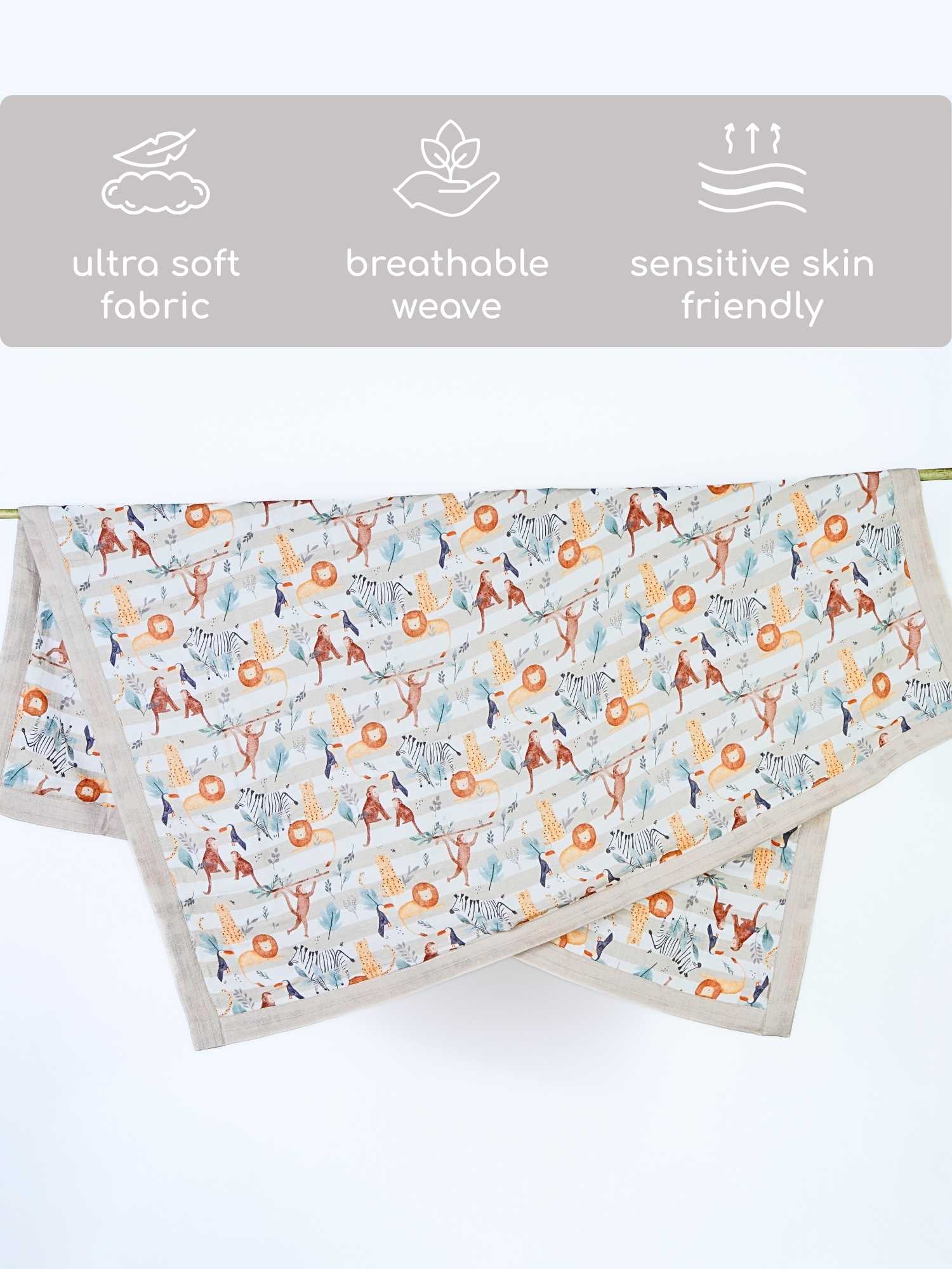 bamboo blanket & swaddle set