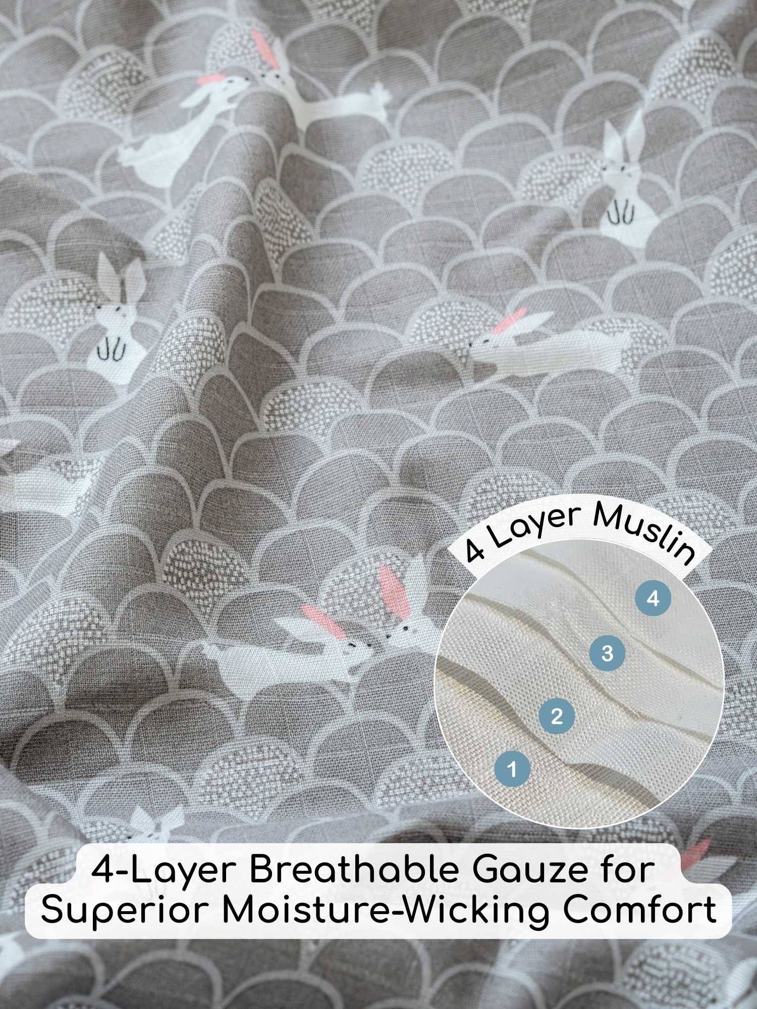 bamboo blanket & swaddle set