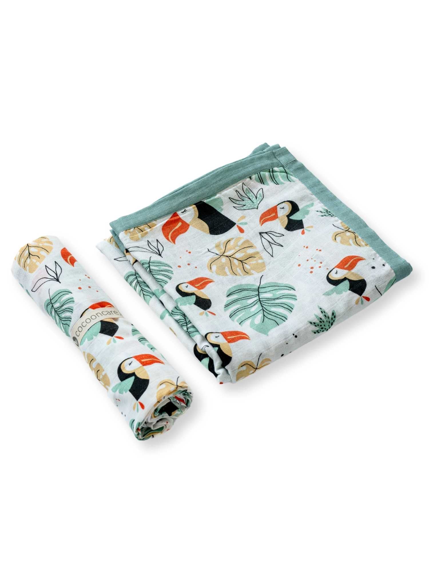 bamboo blanket & swaddle set