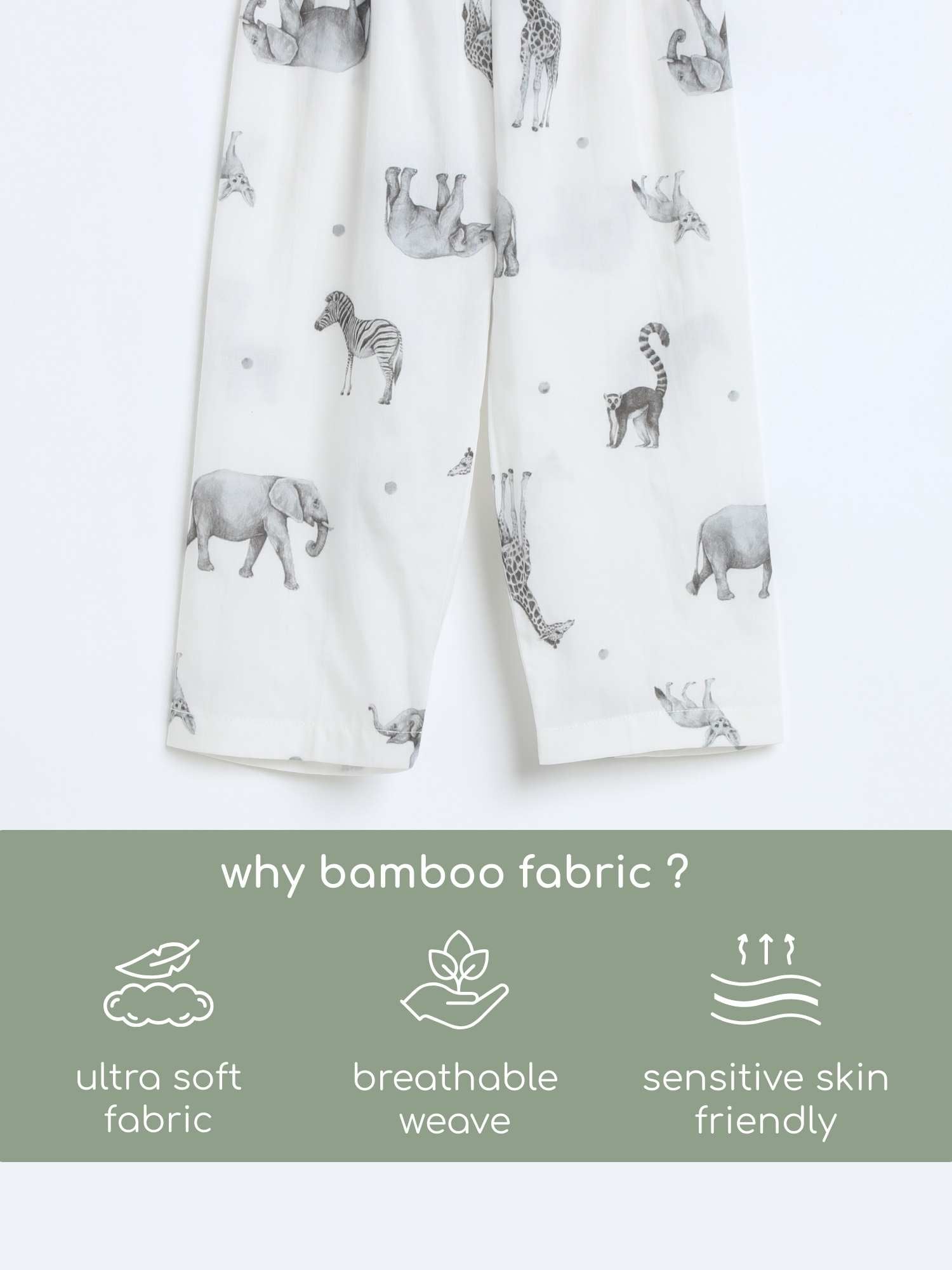 bamboo cambric lounge wear set