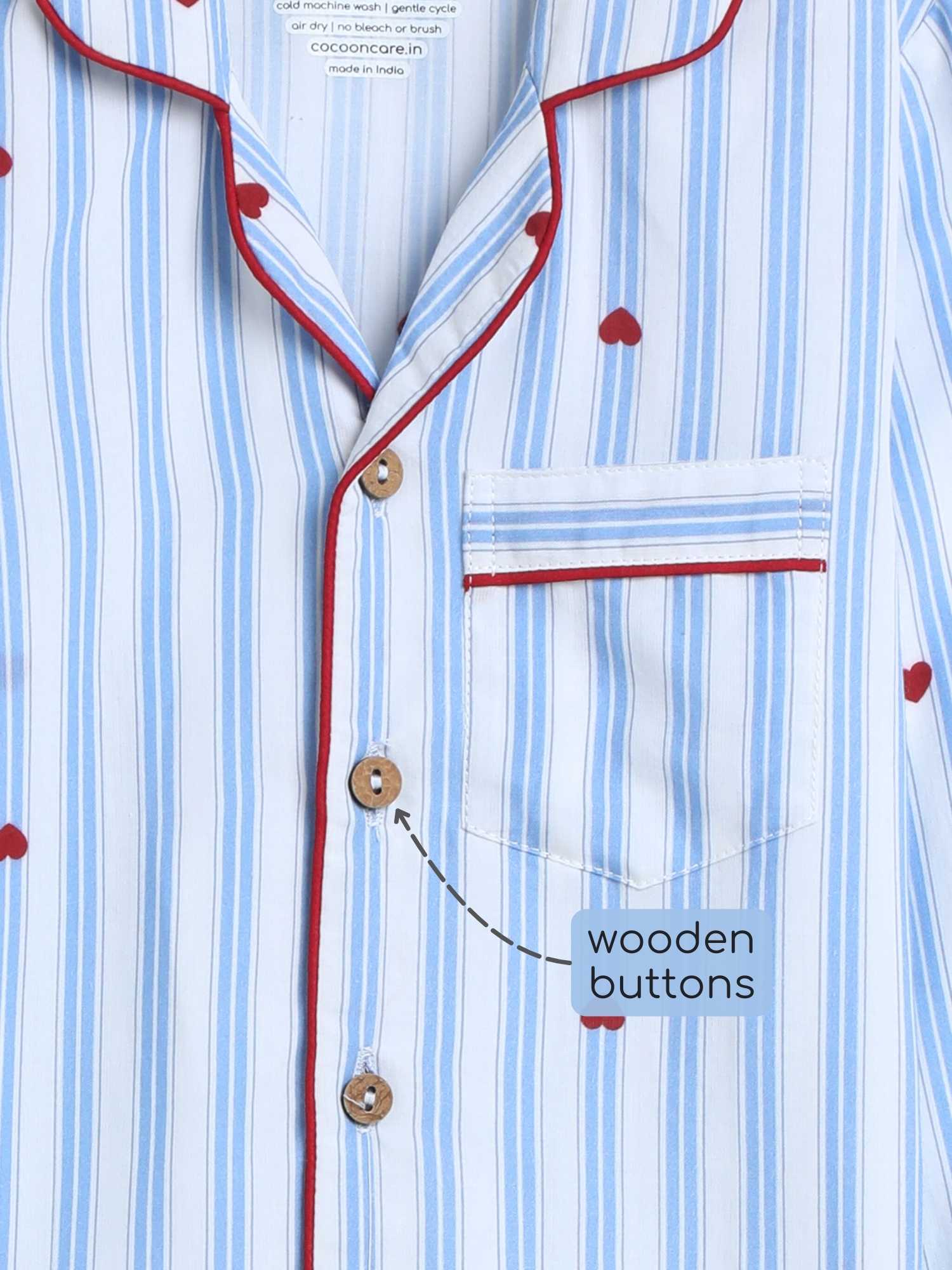 bamboo cambric nightsuit set