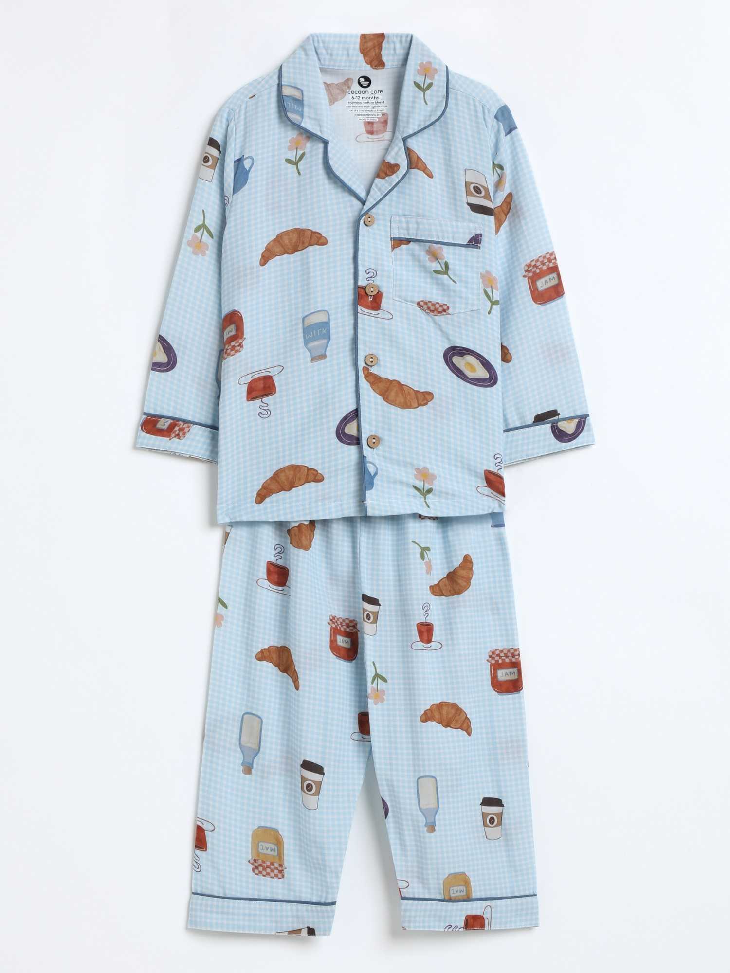 bamboo cambric nightsuit set