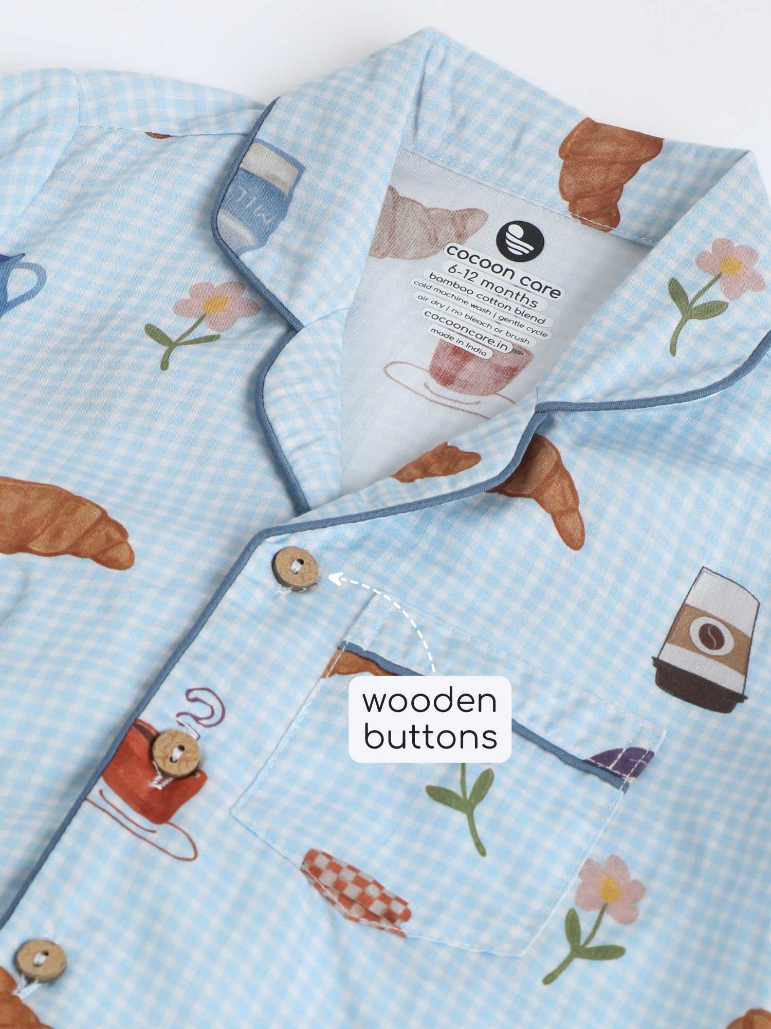 bamboo cambric nightsuit set