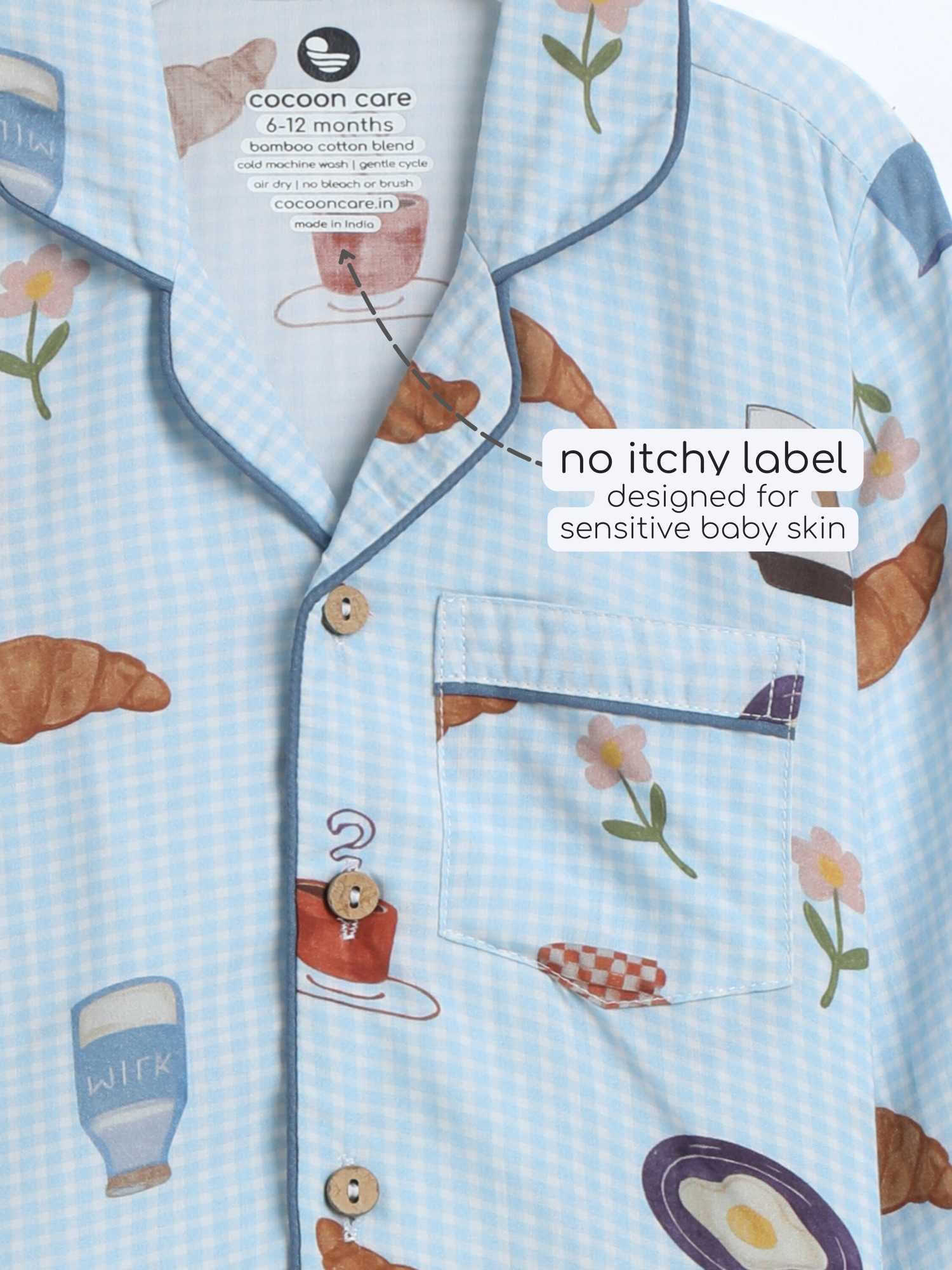 bamboo cambric nightsuit set