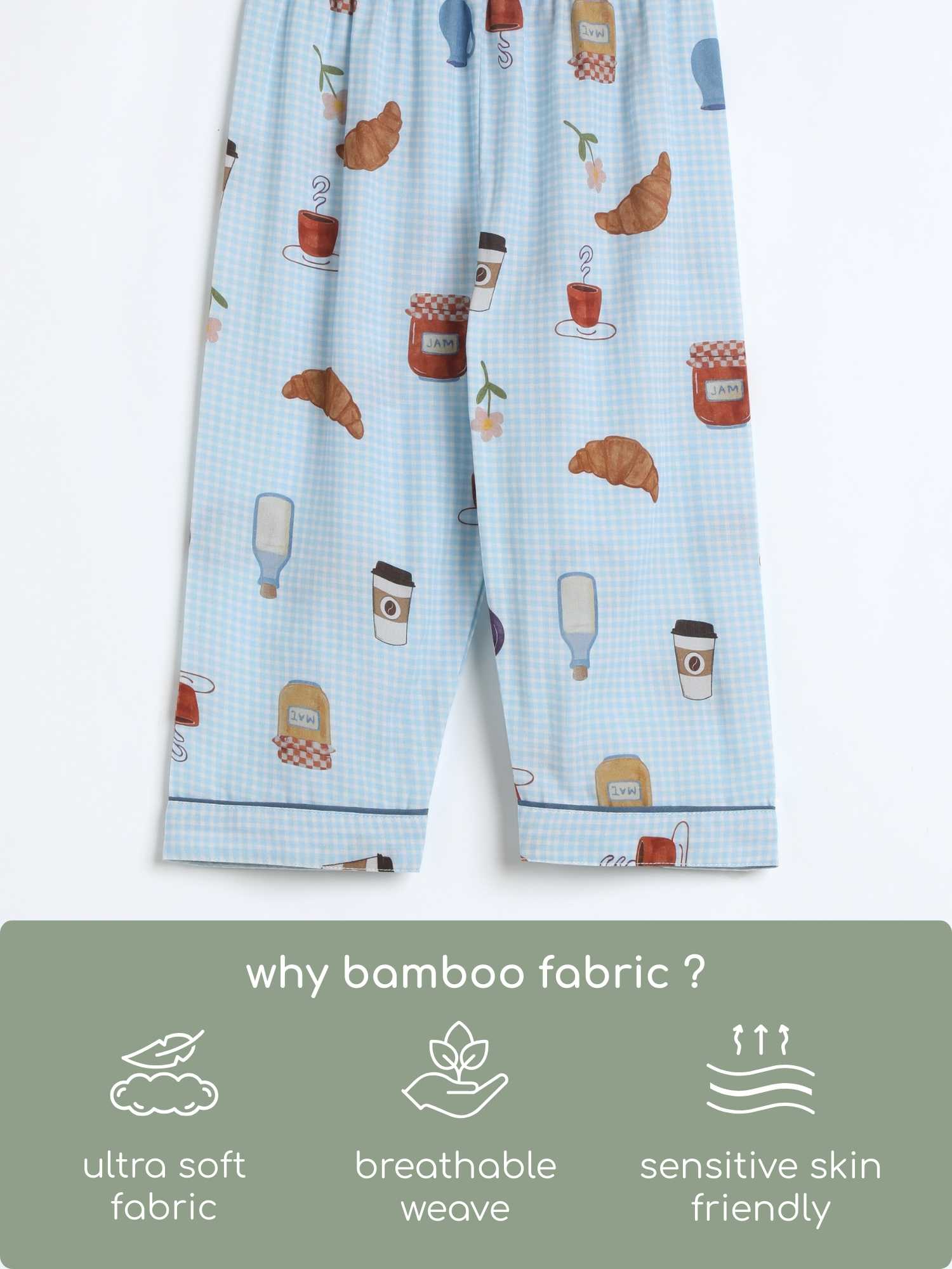 bamboo cambric nightsuit set