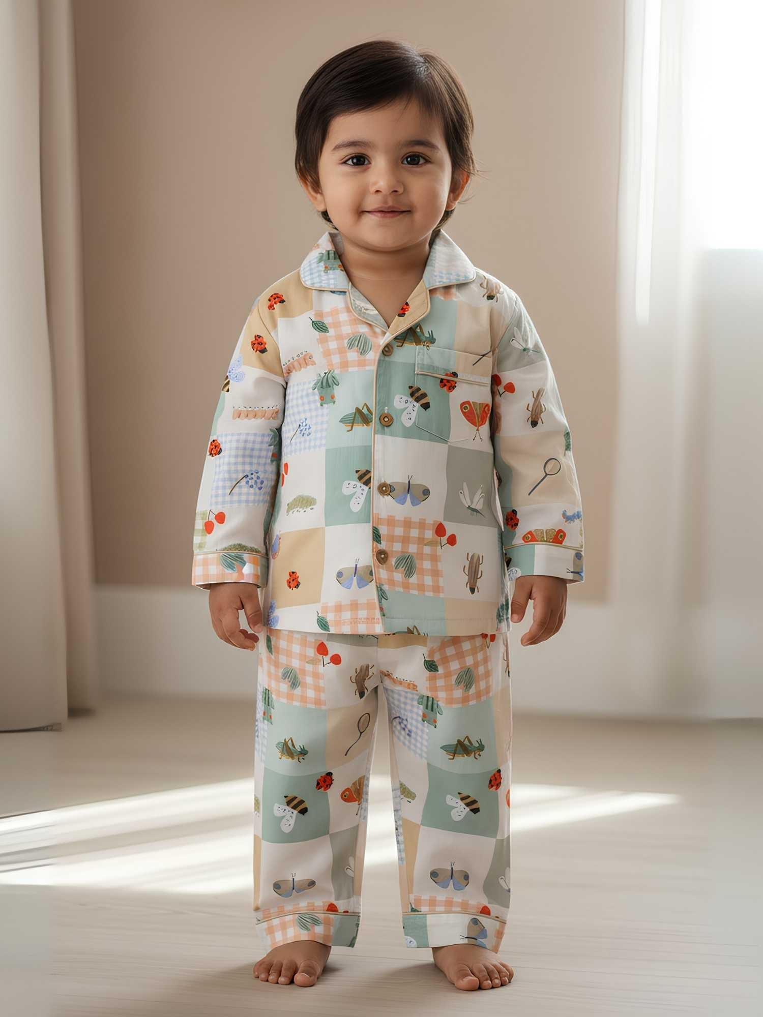 bamboo cambric nightsuit set