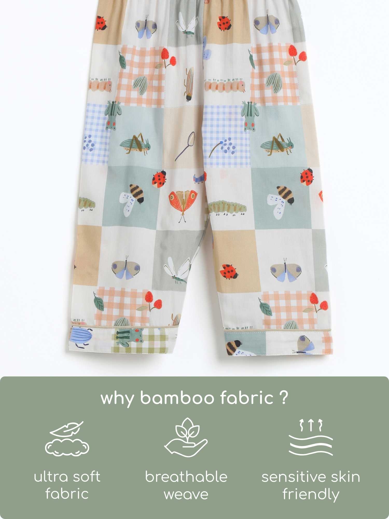 bamboo cambric nightsuit set