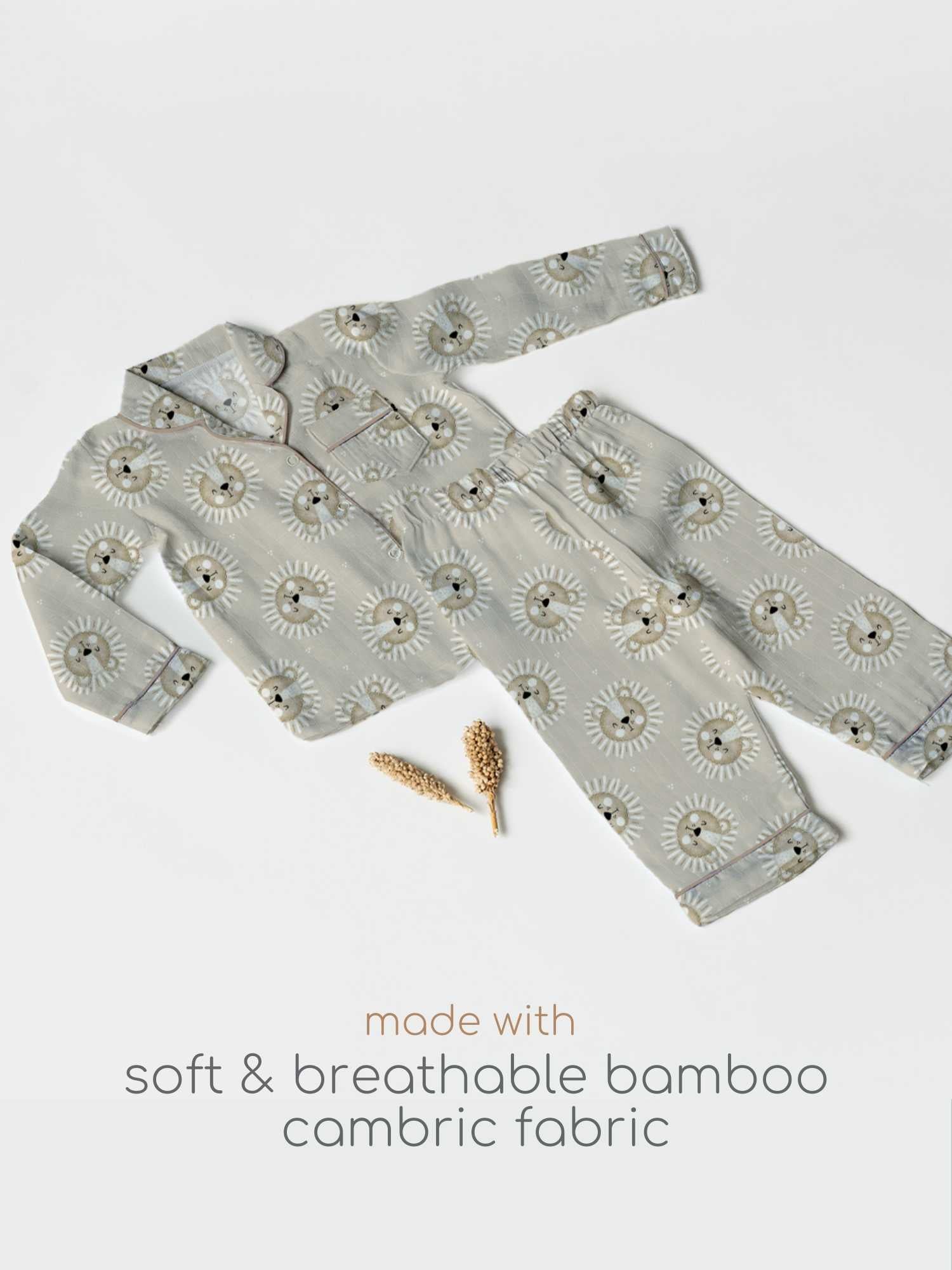 bamboo cambric nightsuit set