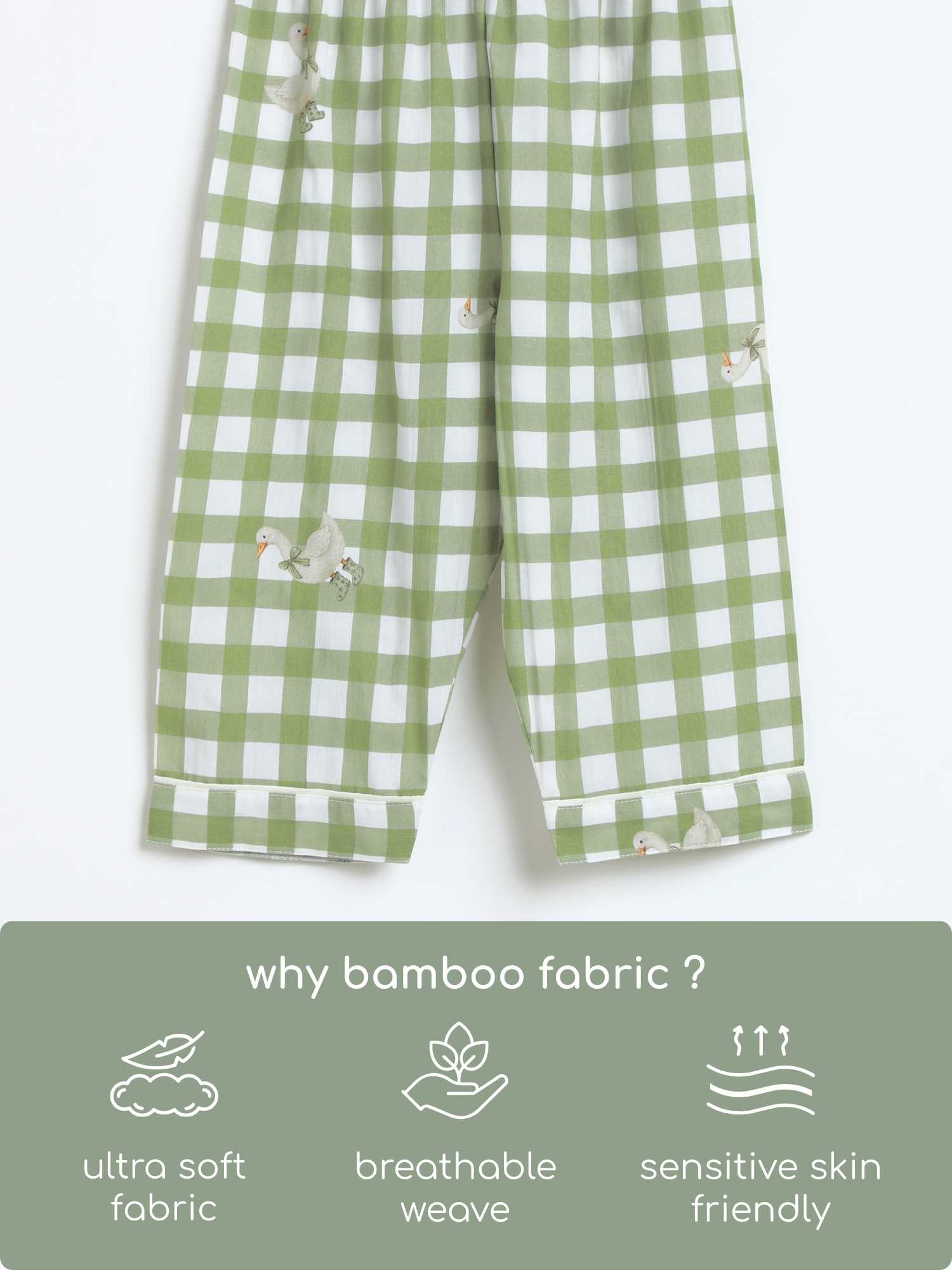 bamboo cambric nightsuit set