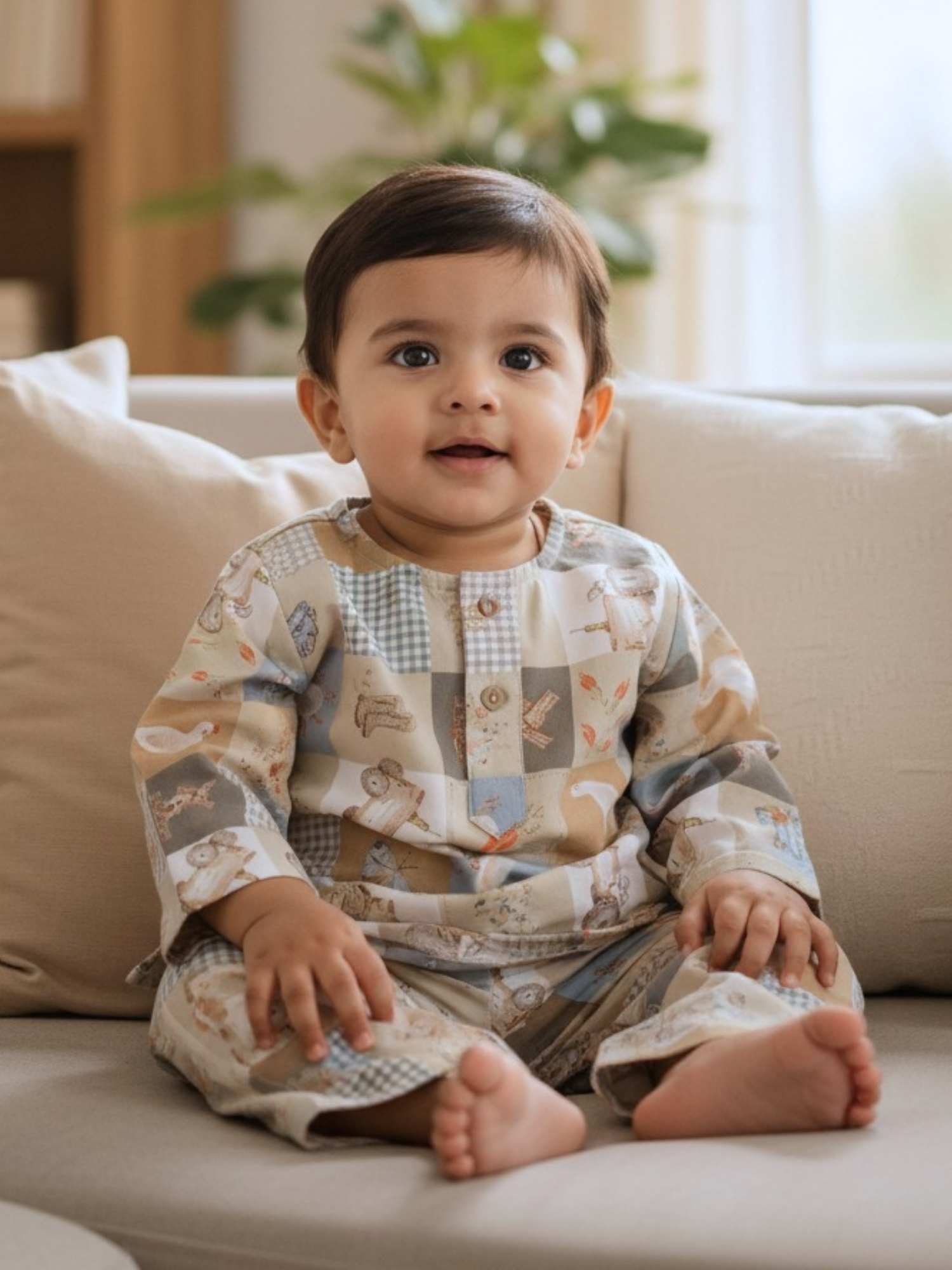 bamboo cambric lounge wear set