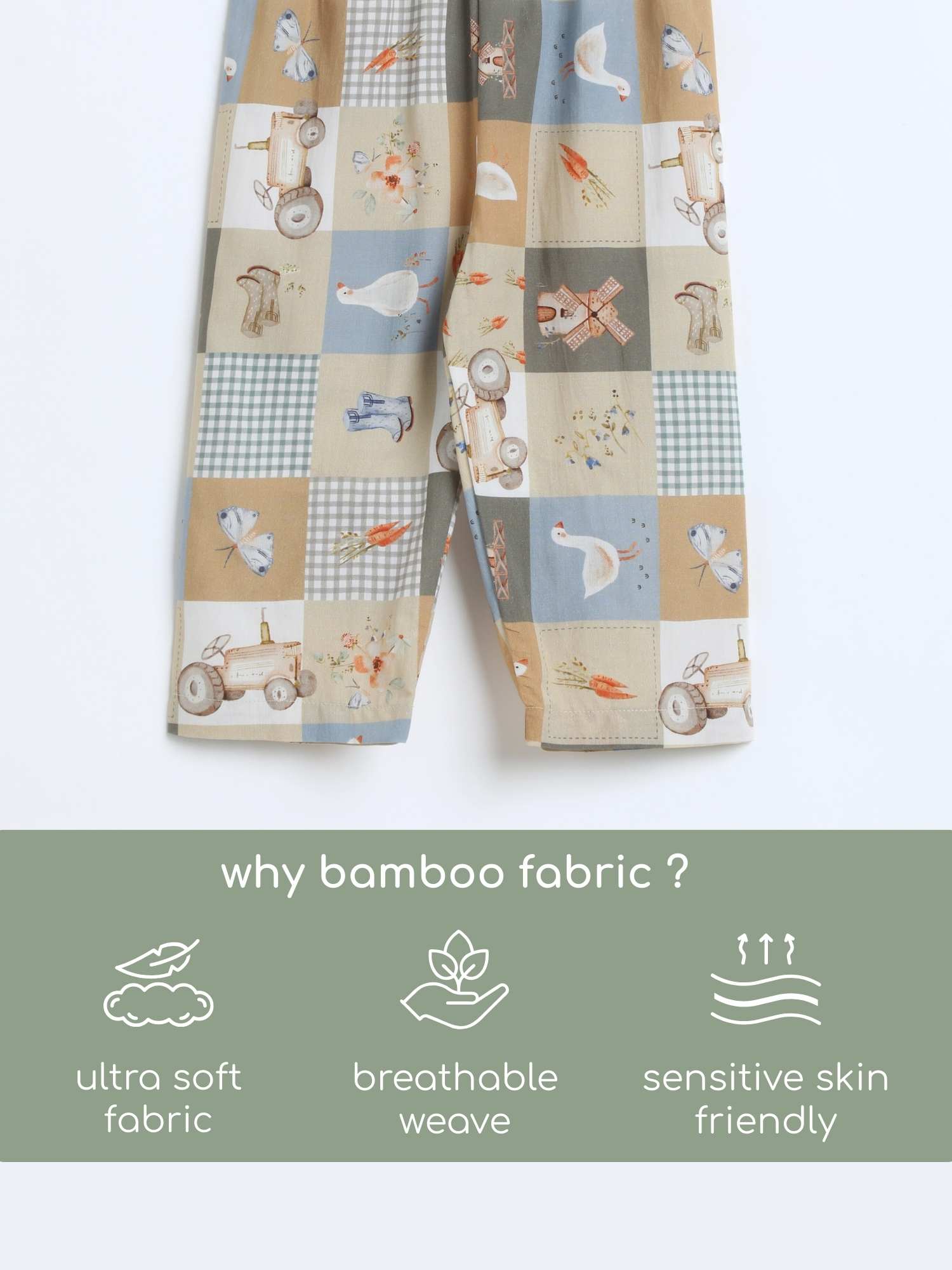 bamboo cambric lounge wear set